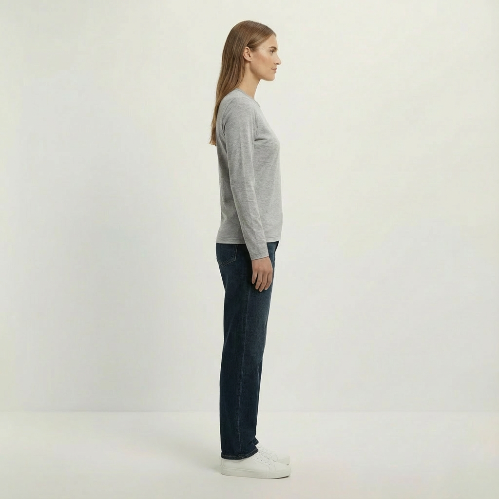 Basic Unisex-Langarm-T-Shirt aus Bio-Baumwolle