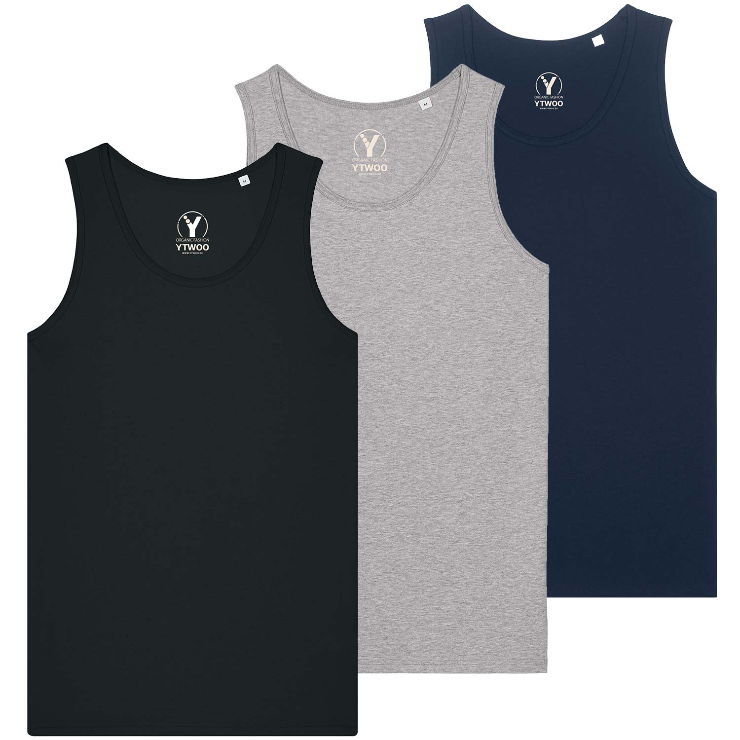 3x Regular Herren Tanktop