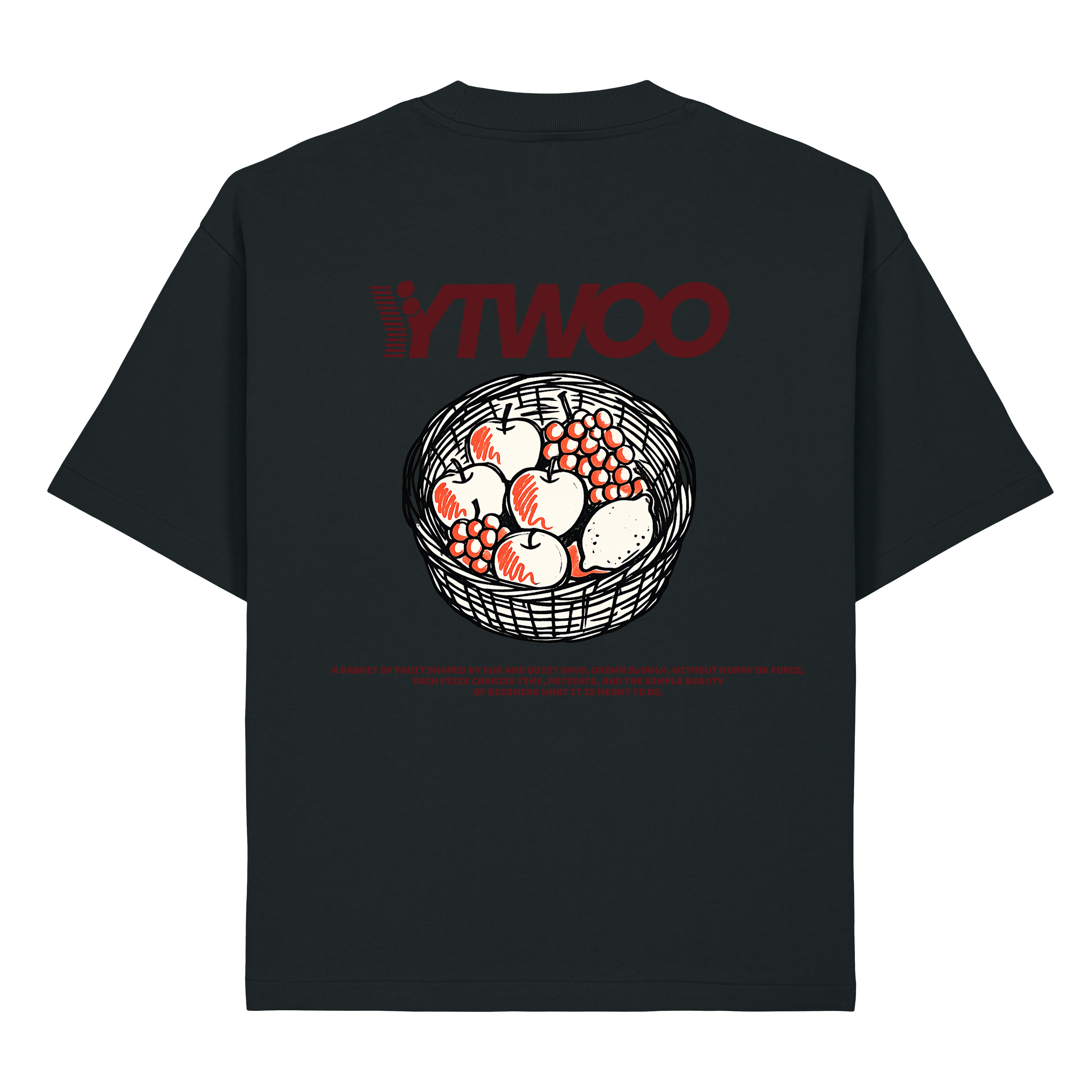 YTWOO Obstkorb – Heavyweight Boxy T-Shirt