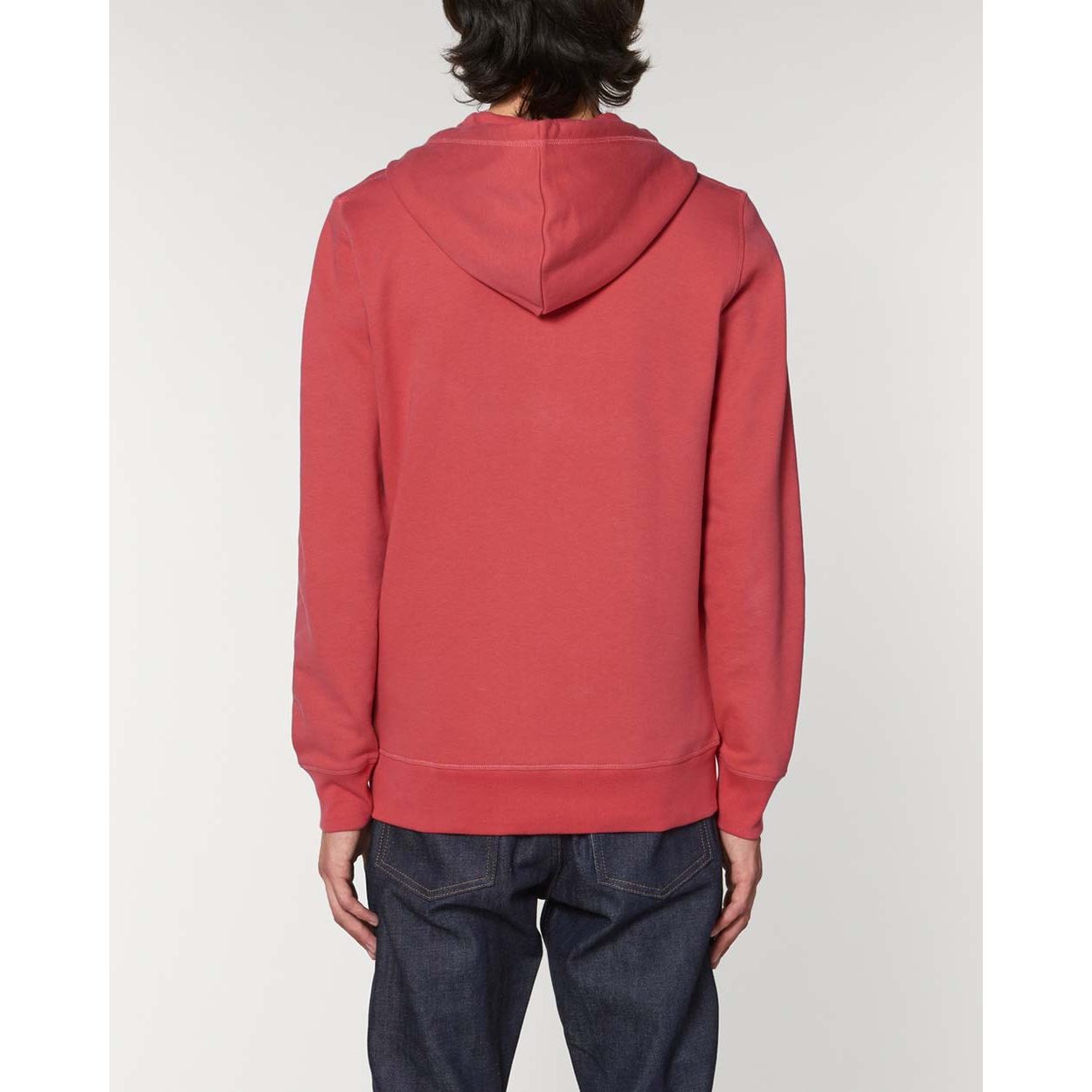 hoodie-jacke-damen-herren-zipper-fair-wear_Carmine_Red_8