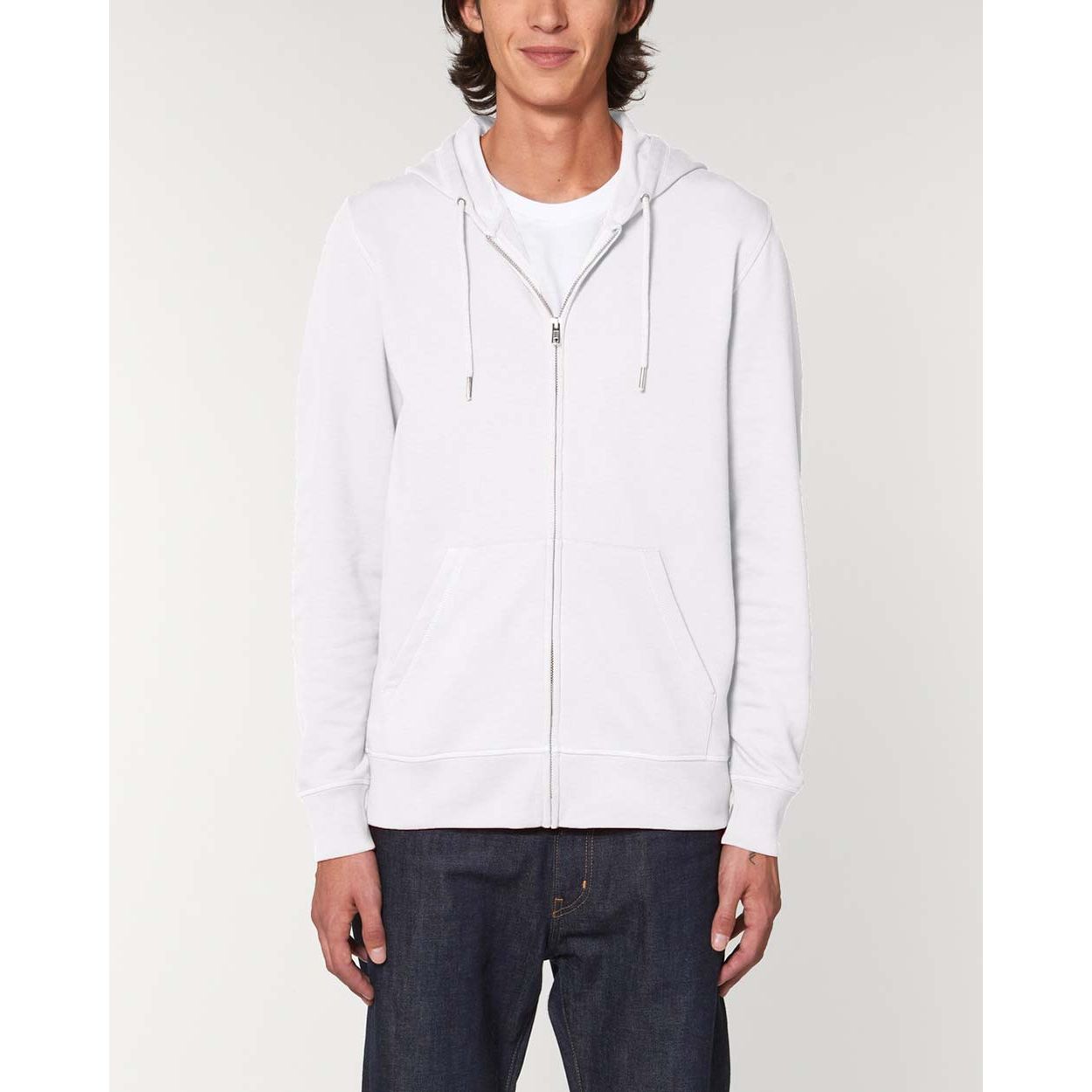 hoodie-jacke-damen-herren-zipper-fair-wear_White_2