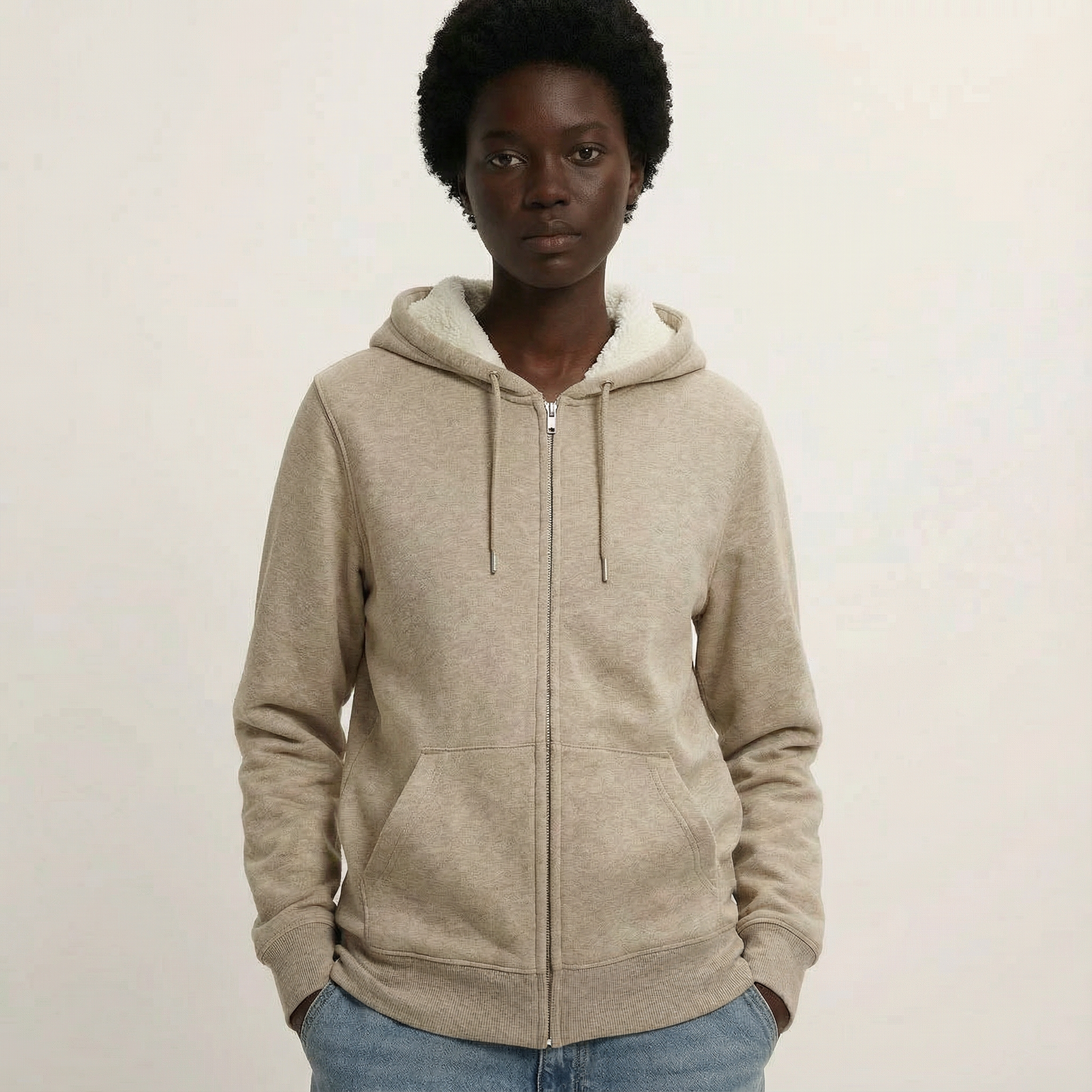 Sherpa Hoodie | Unisex | Zip-through