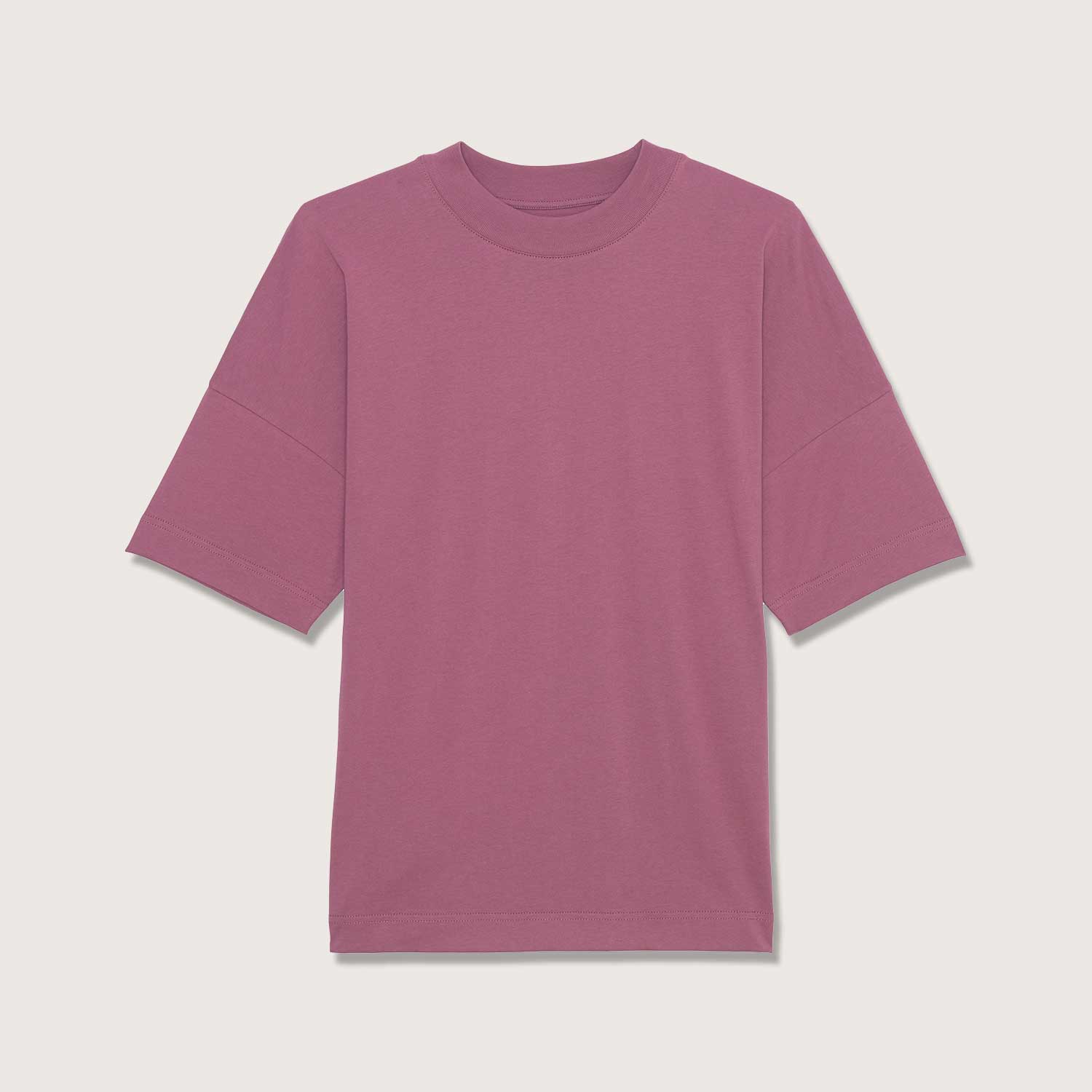 Oversize Bio T-Shirt | Unisex | mit Stehkragen