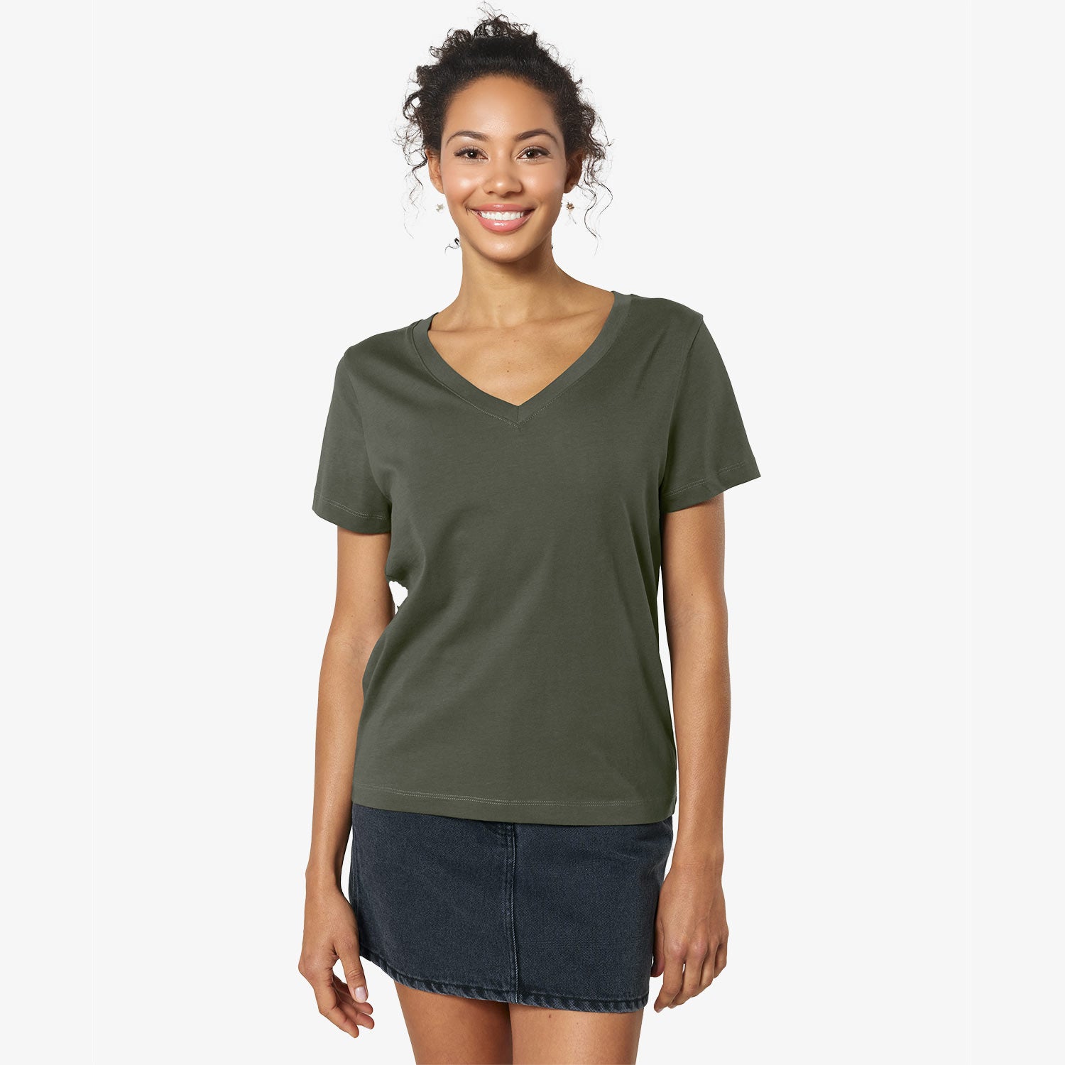 Damen V-Neck T-Shirt