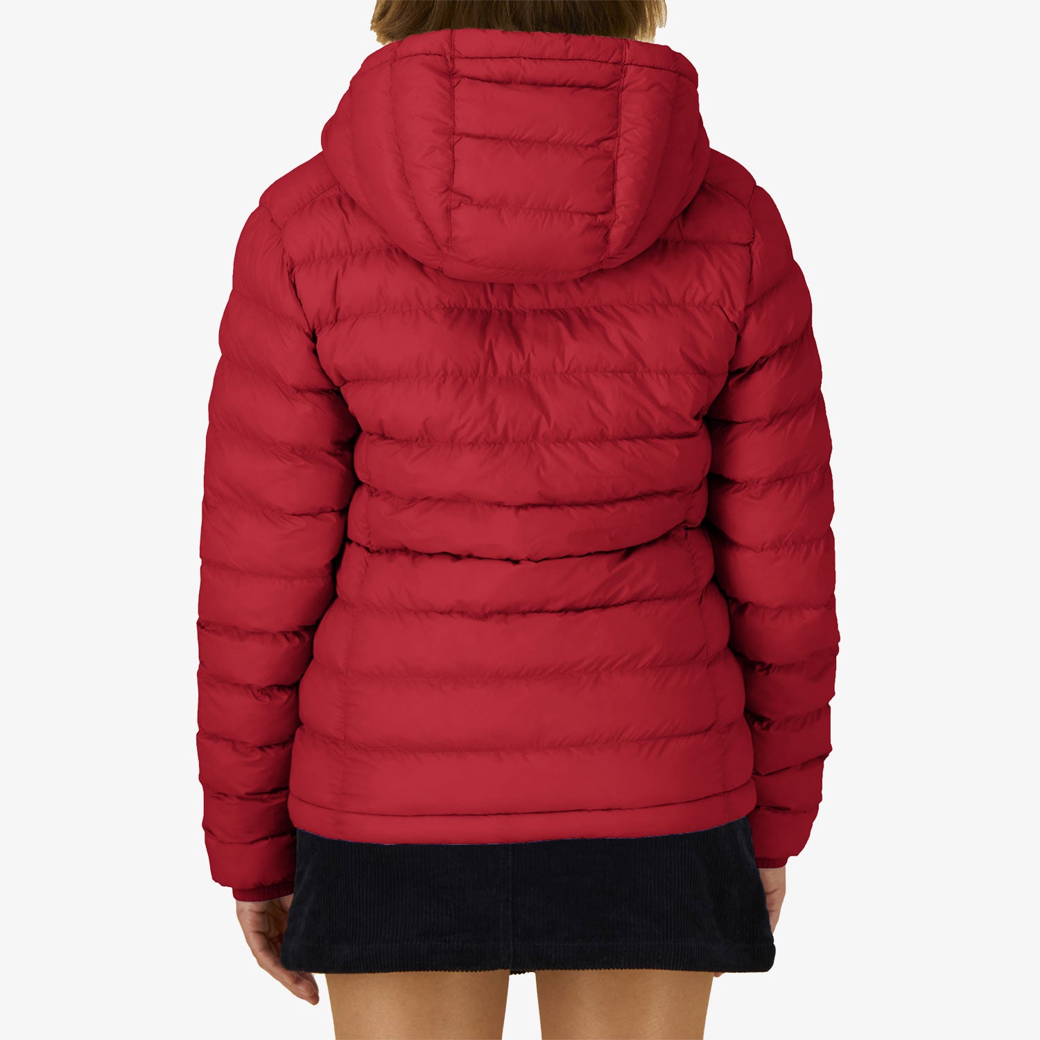 Wattierte Damen-Jacke mit Kaptze– leicht, stylisch & nachhaltig