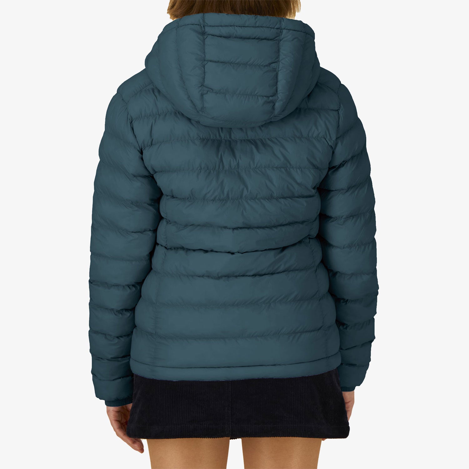 Wattierte Damen-Jacke mit Kaptze– leicht, stylisch & nachhaltig