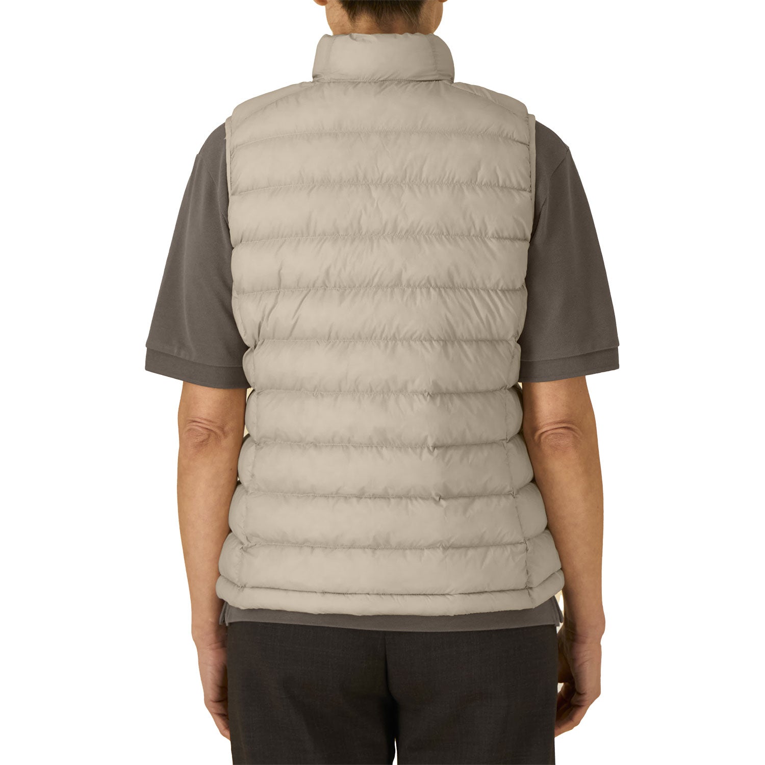 Fitted Damen Weste aus Recycling-Nylon