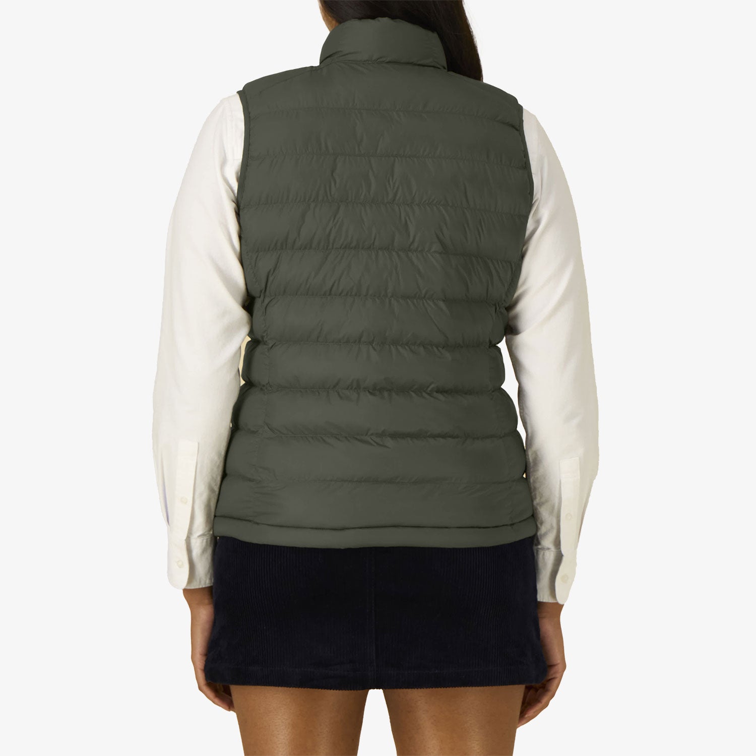 Fitted Damen Weste aus Recycling-Nylon