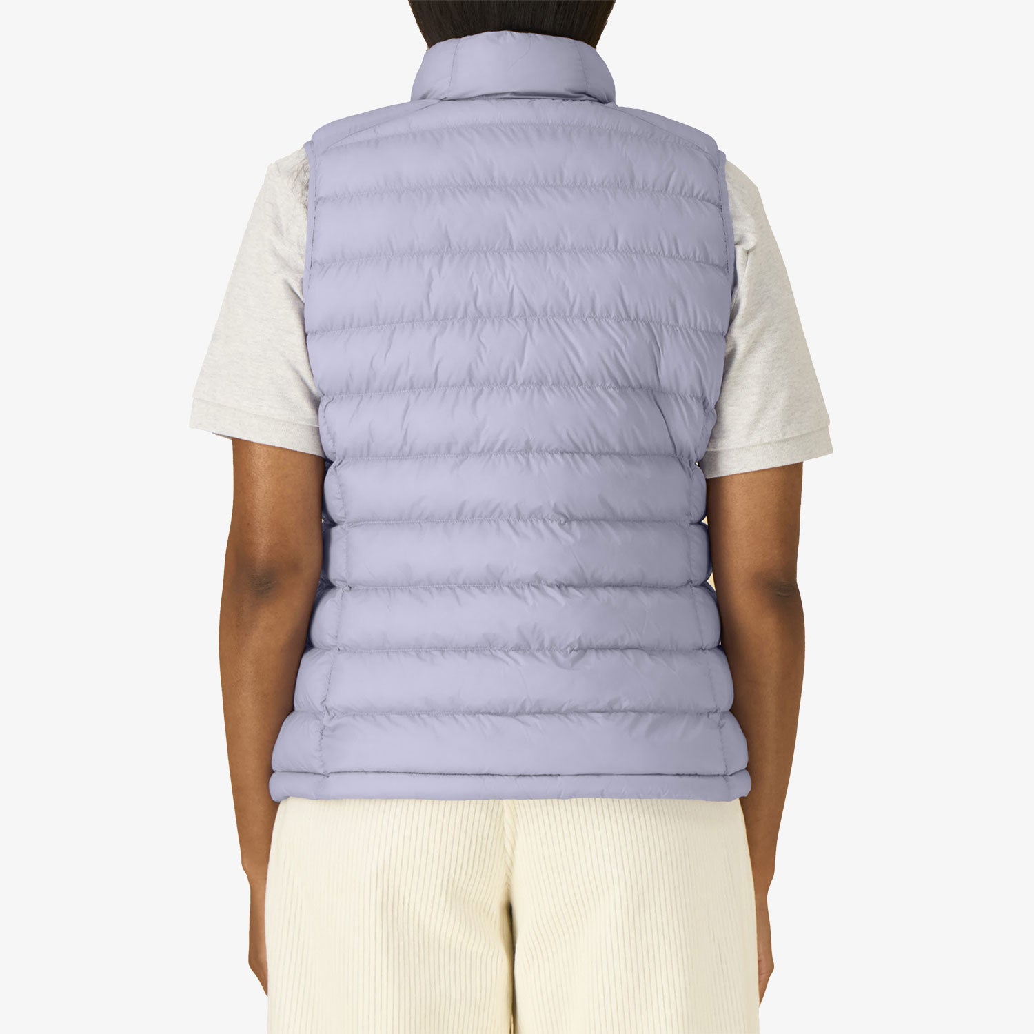 Fitted Damen Weste aus Recycling-Nylon