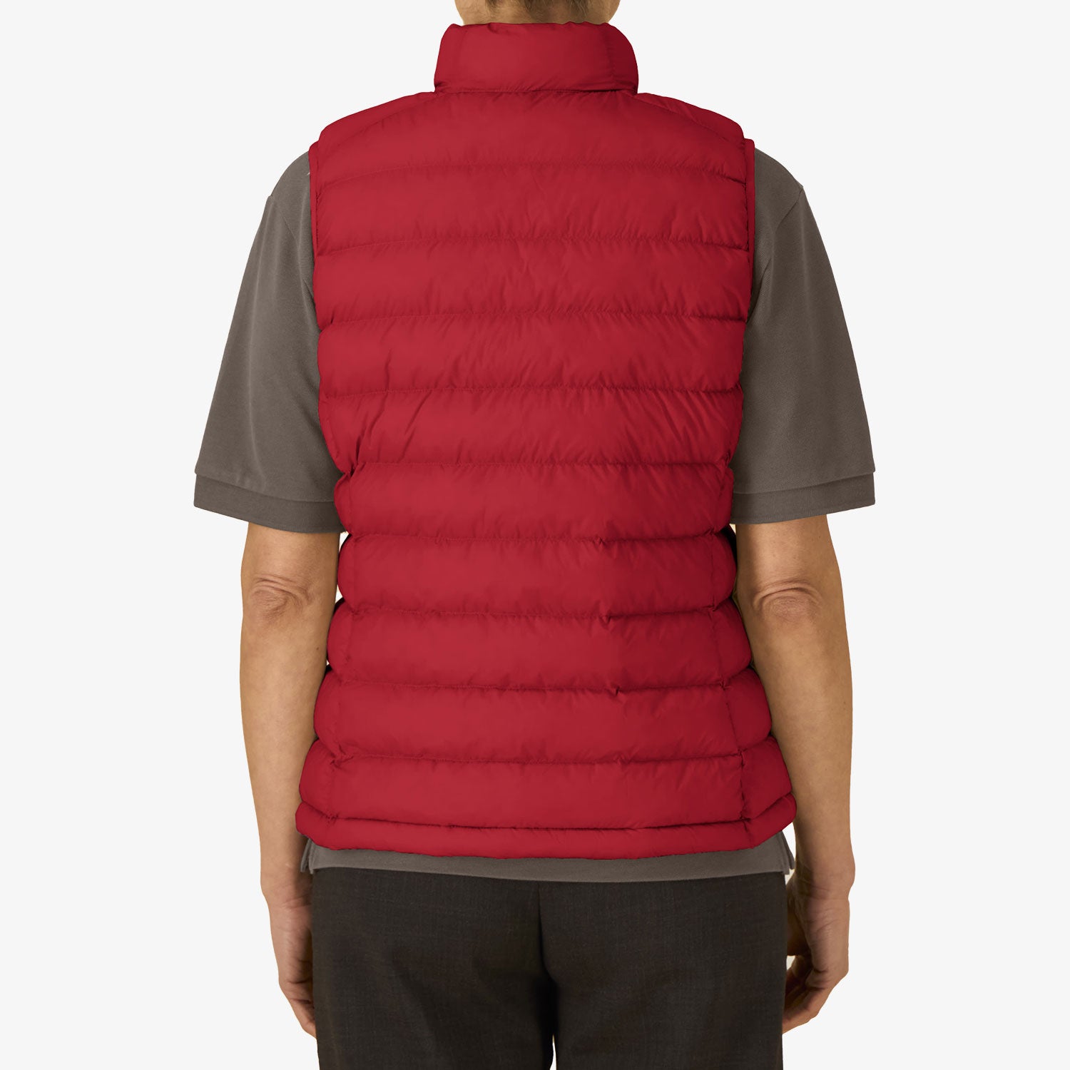 Fitted Damen Weste aus Recycling-Nylon