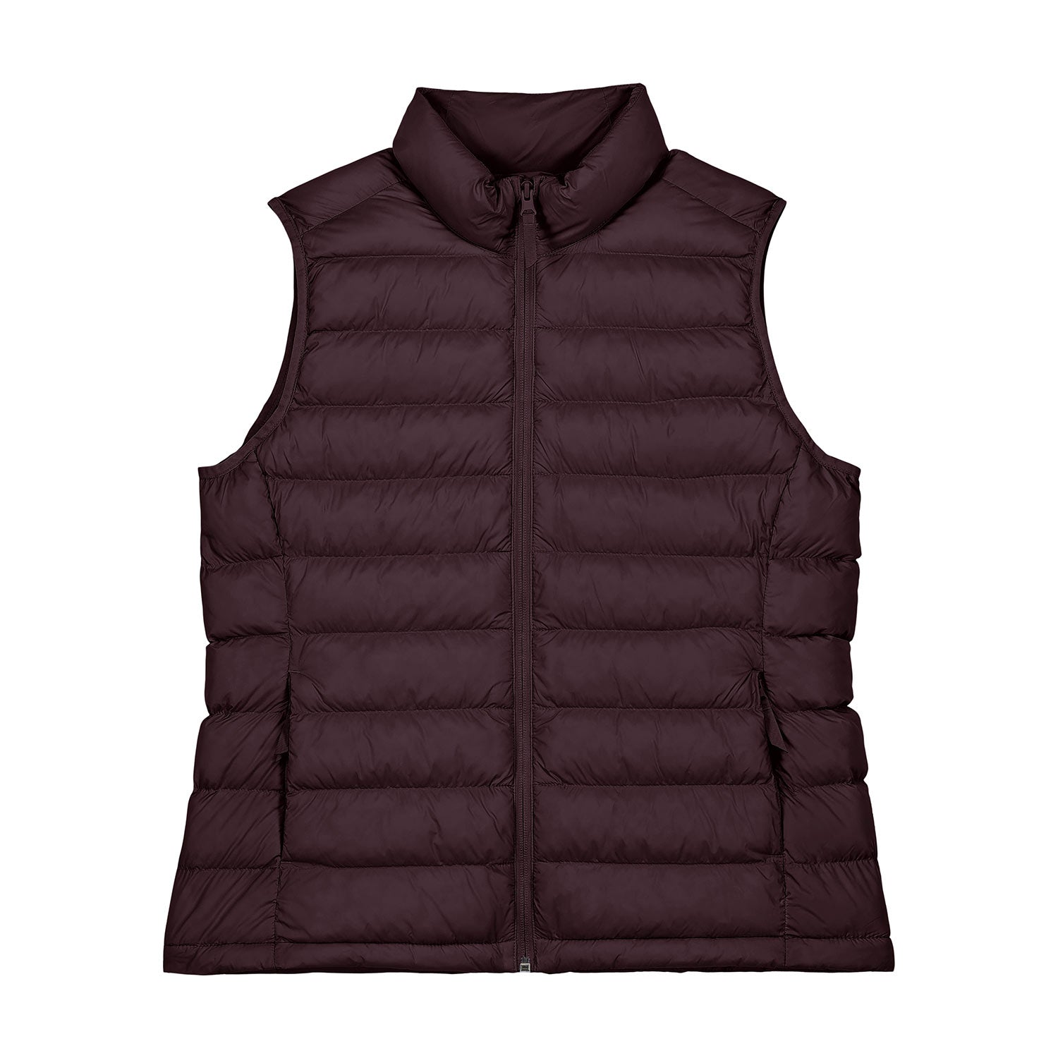 Fitted Damen Weste aus Recycling-Nylon