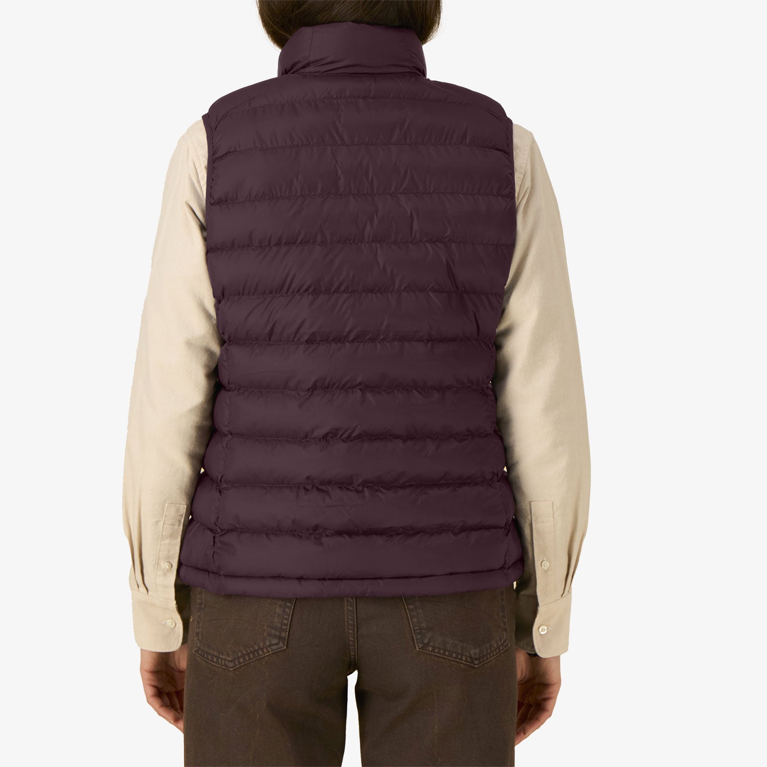 Fitted Damen Weste aus Recycling-Nylon