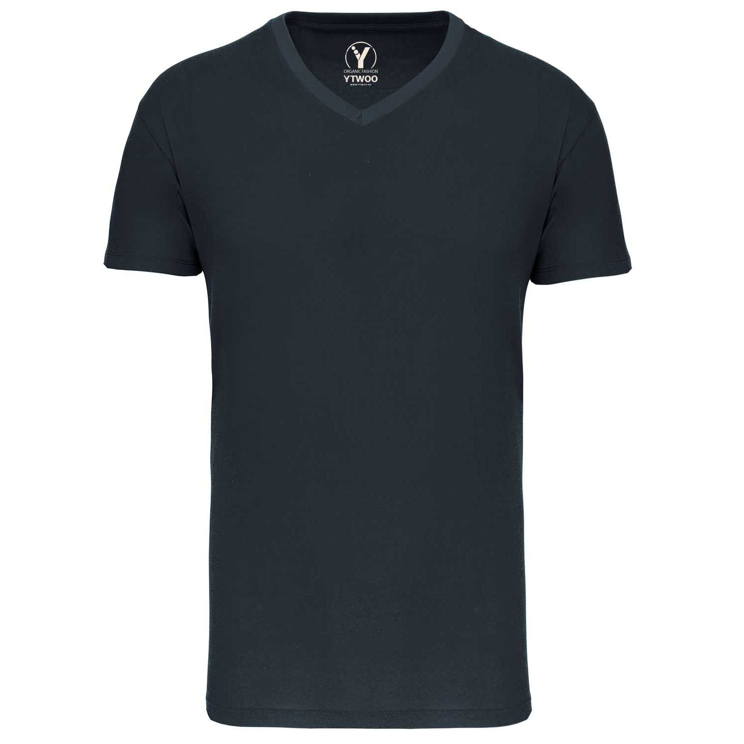 Basic Herren T-Shirt mit V-Ausschnitt aus Bio-Baumwolle