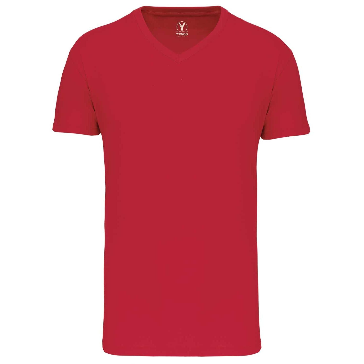 Basic Herren T-Shirt mit V-Ausschnitt aus Bio-Baumwolle