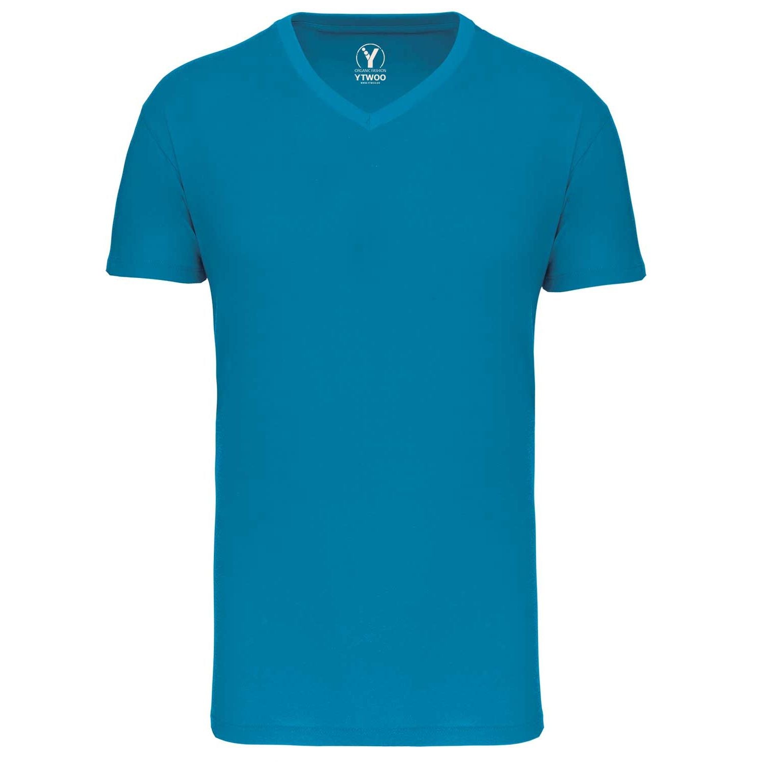 Basic Herren T-Shirt mit V-Ausschnitt aus Bio-Baumwolle
