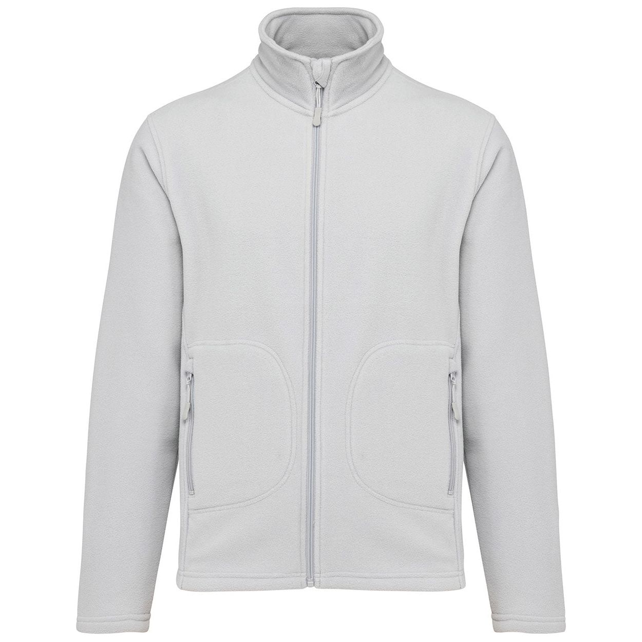 GRAU-FRONTUnisex-Fleecejacke-Bodywarmer-Jacke-Winterjacke-Herbstjacke-UEbergangsjacke-Fleece-Recyceltes-Polyester-Nachhaltig-Recycelt-XS-bis-5XL