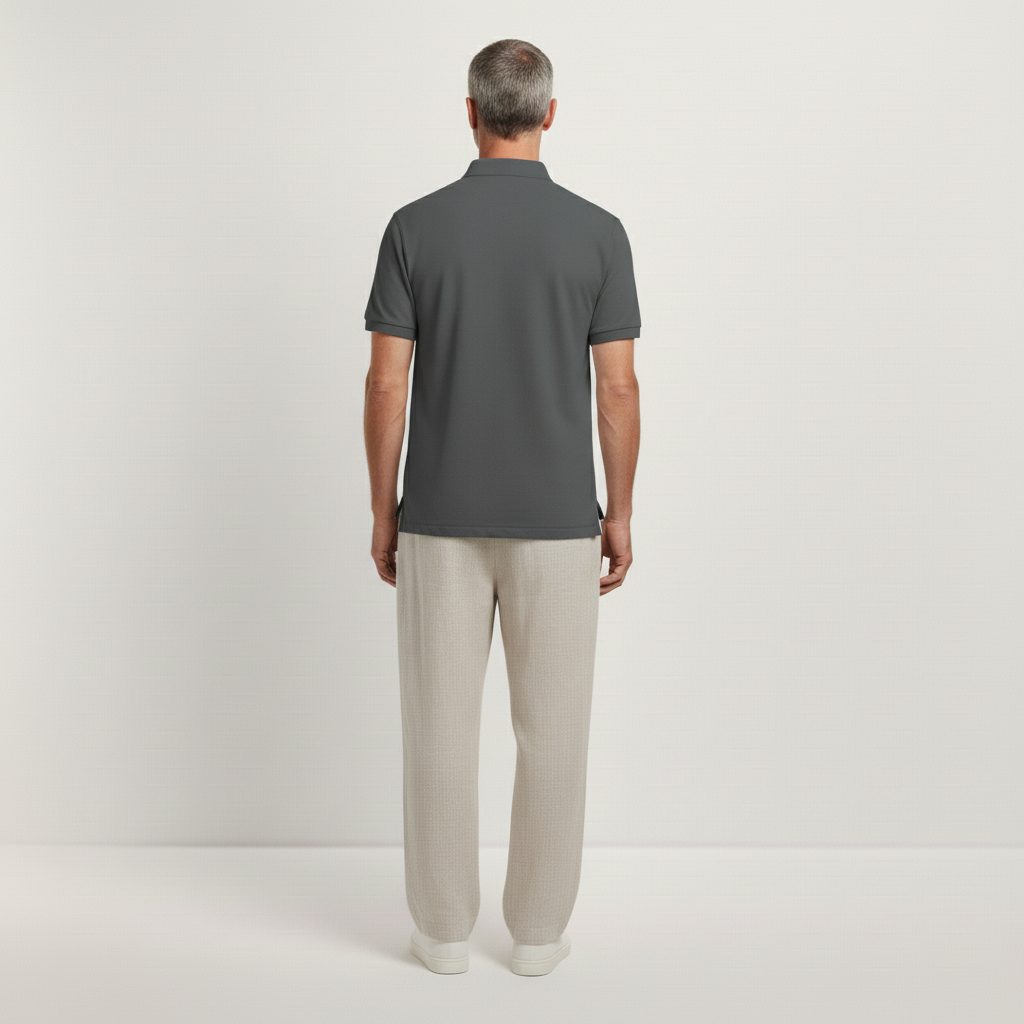 Herren Piqué-Poloshirt Midweight
