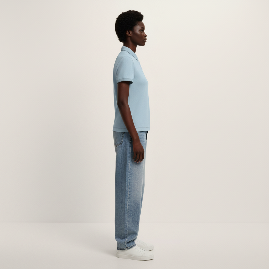Damen Piqué-Poloshirt Midweight