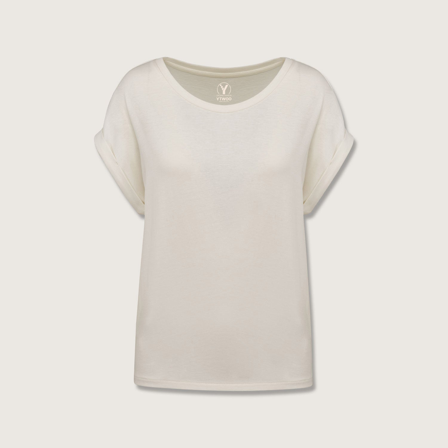 Damen T-Shirt mit Reversärmeln