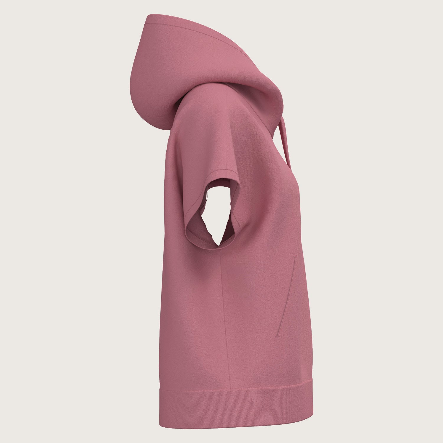 Damen Sleeveless Hoodie