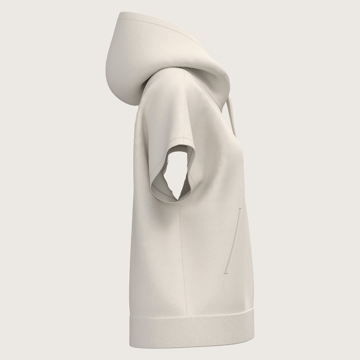 Damen Sleeveless Hoodie