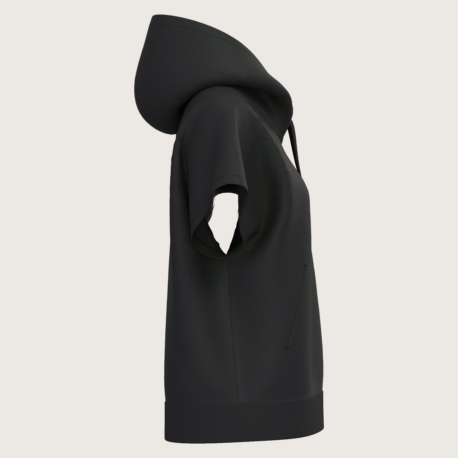 Damen Sleeveless Hoodie