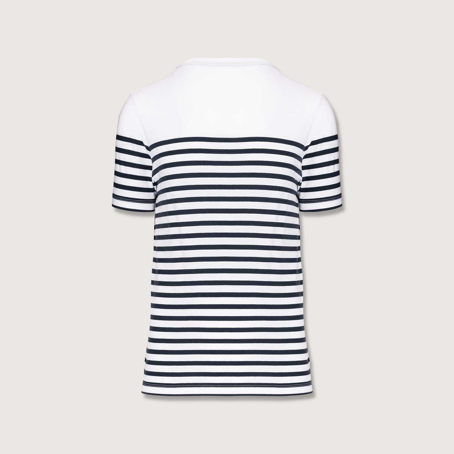 Nachhaltiges Herren-T-Shirt mit Rundhalsausschnitt im Marine-Stil