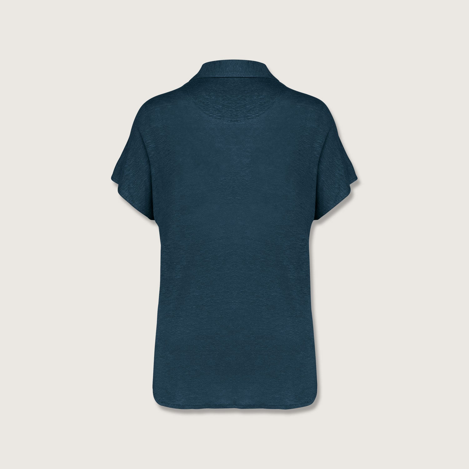 Exklusives Damen Polohemd aus 100% Leinen