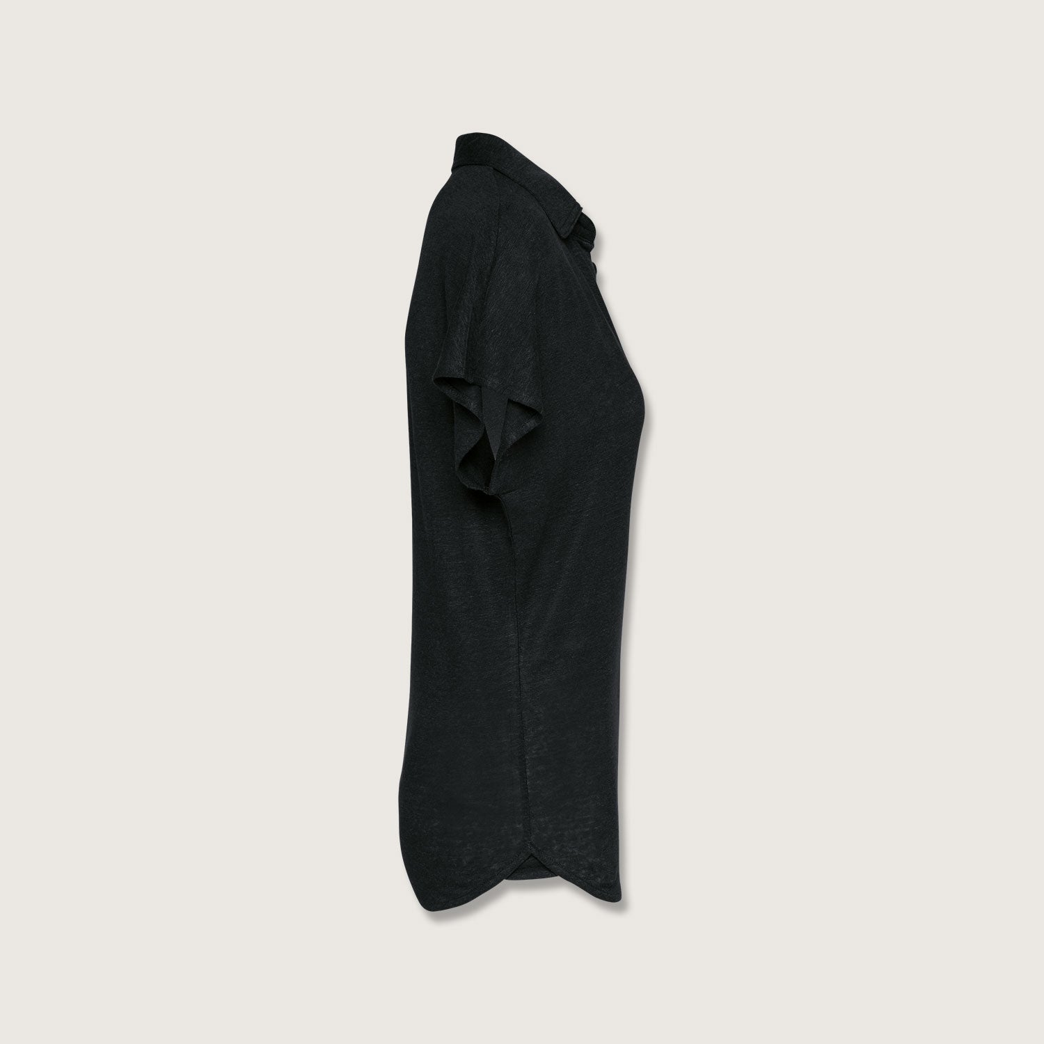 Exklusives Damen Polohemd aus 100% Leinen