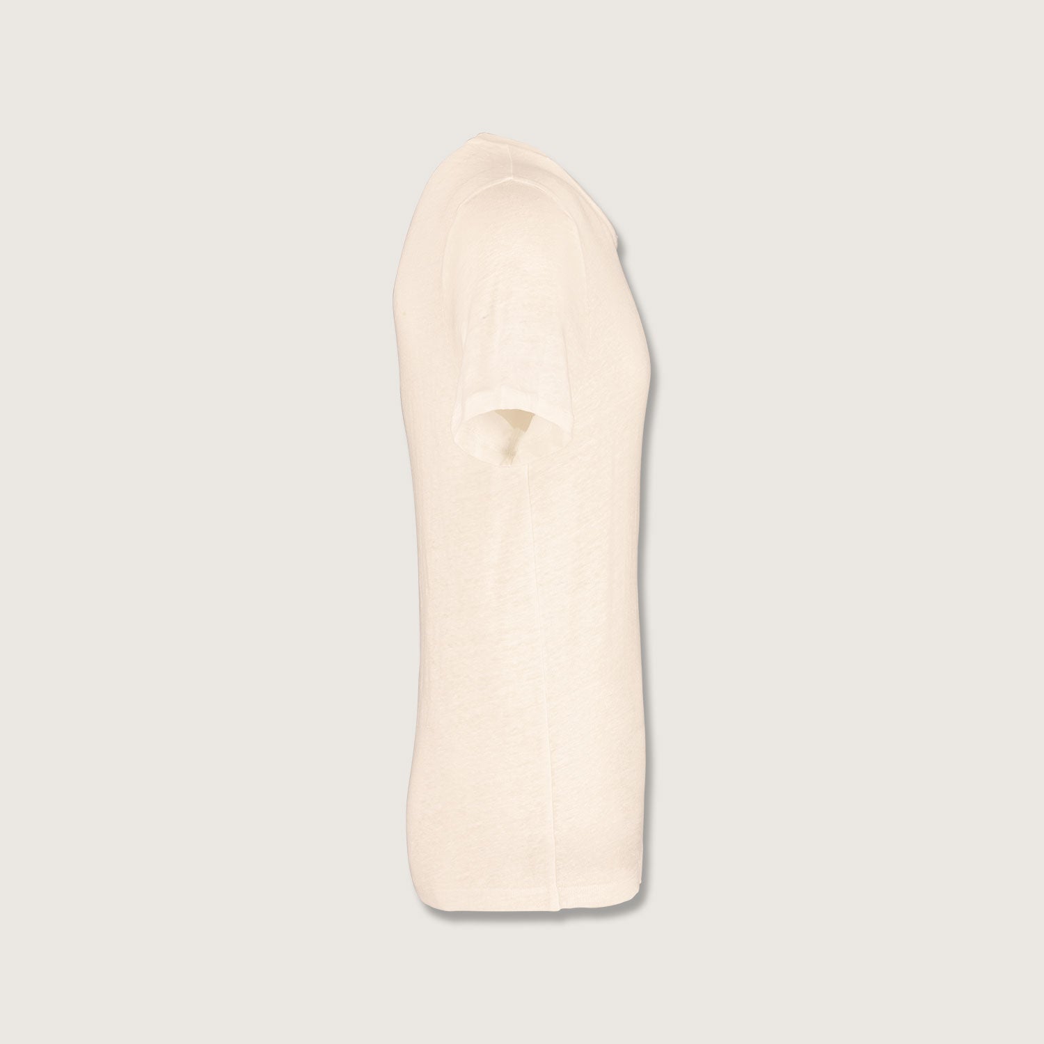 Herren T-Shirt Rundhalsausschnitt aus 100% nachhaltigen Leinenfasern