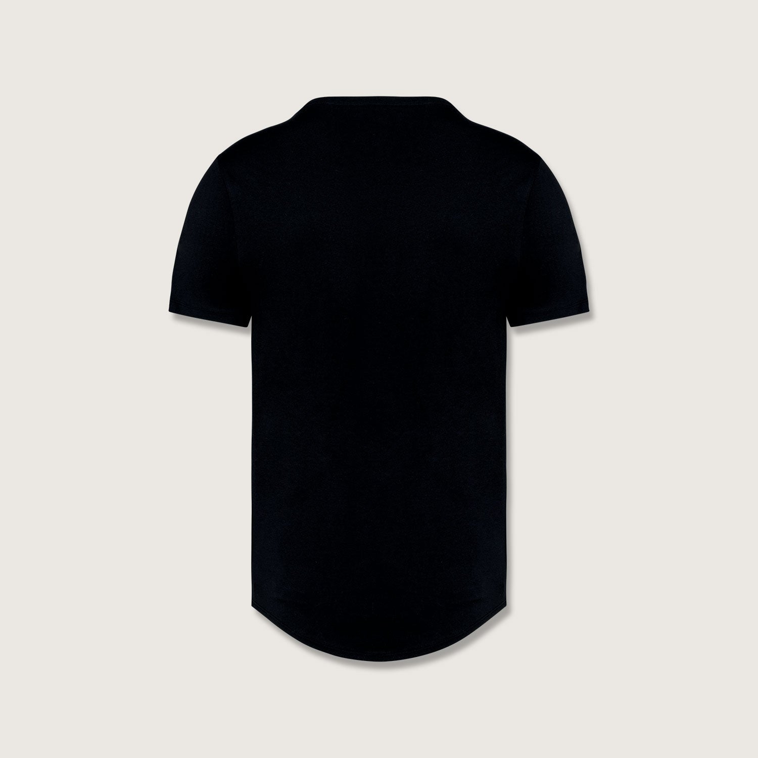 Herren-T-Shirt abgerundetem Saum aus 100% nachhaltiger Bio-Baumwolle