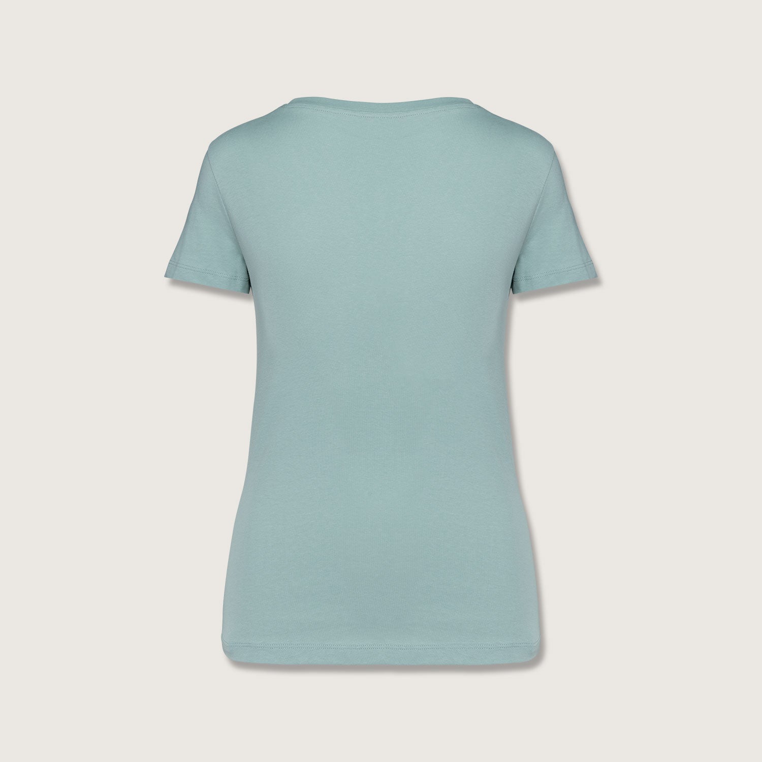 Damen T-Shirt mit V-Ausschnitt aus 100% Bio-Baumwolle