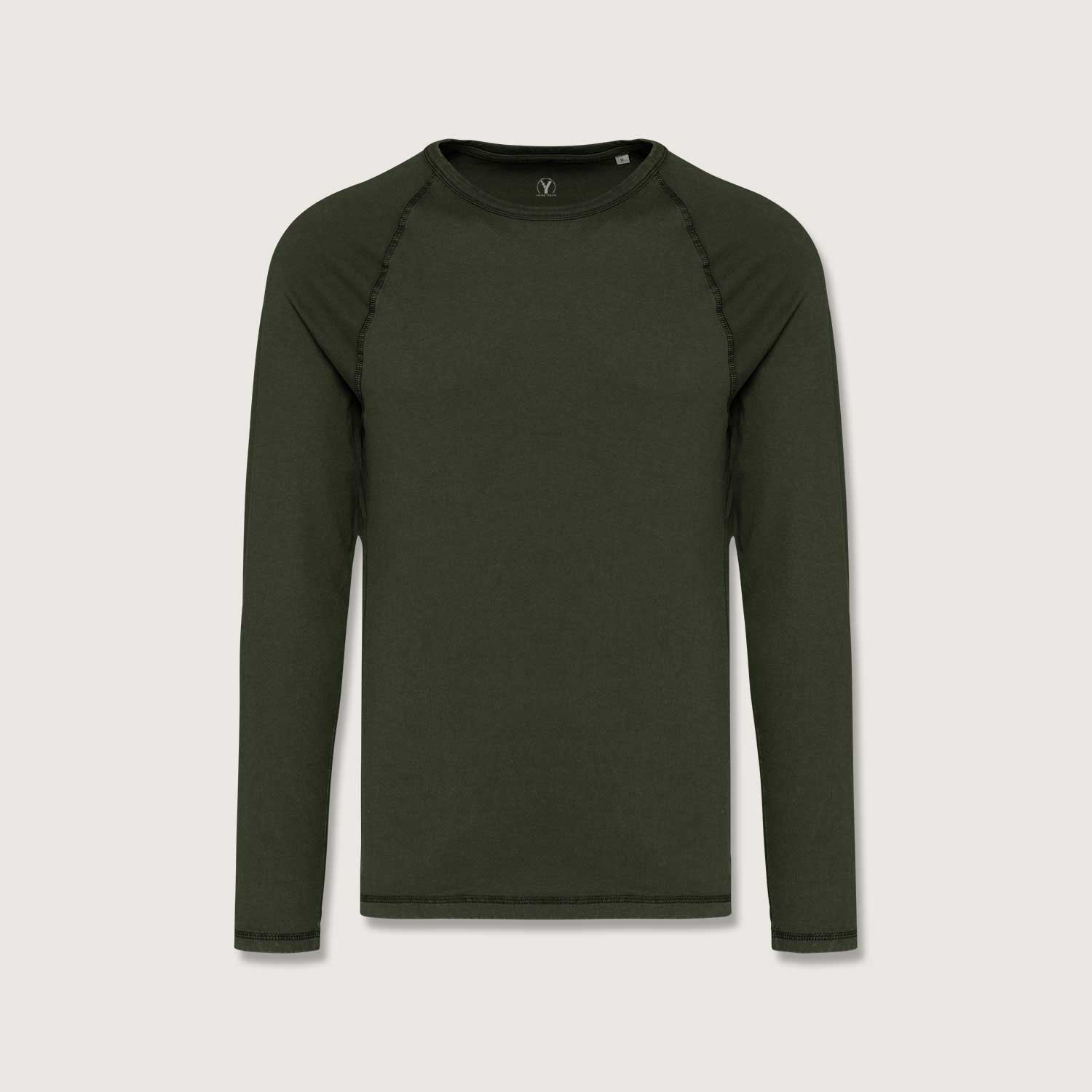 GreenStyle Herren Raglan-Shirt: Longsleeve aus Bio-Baumwolle