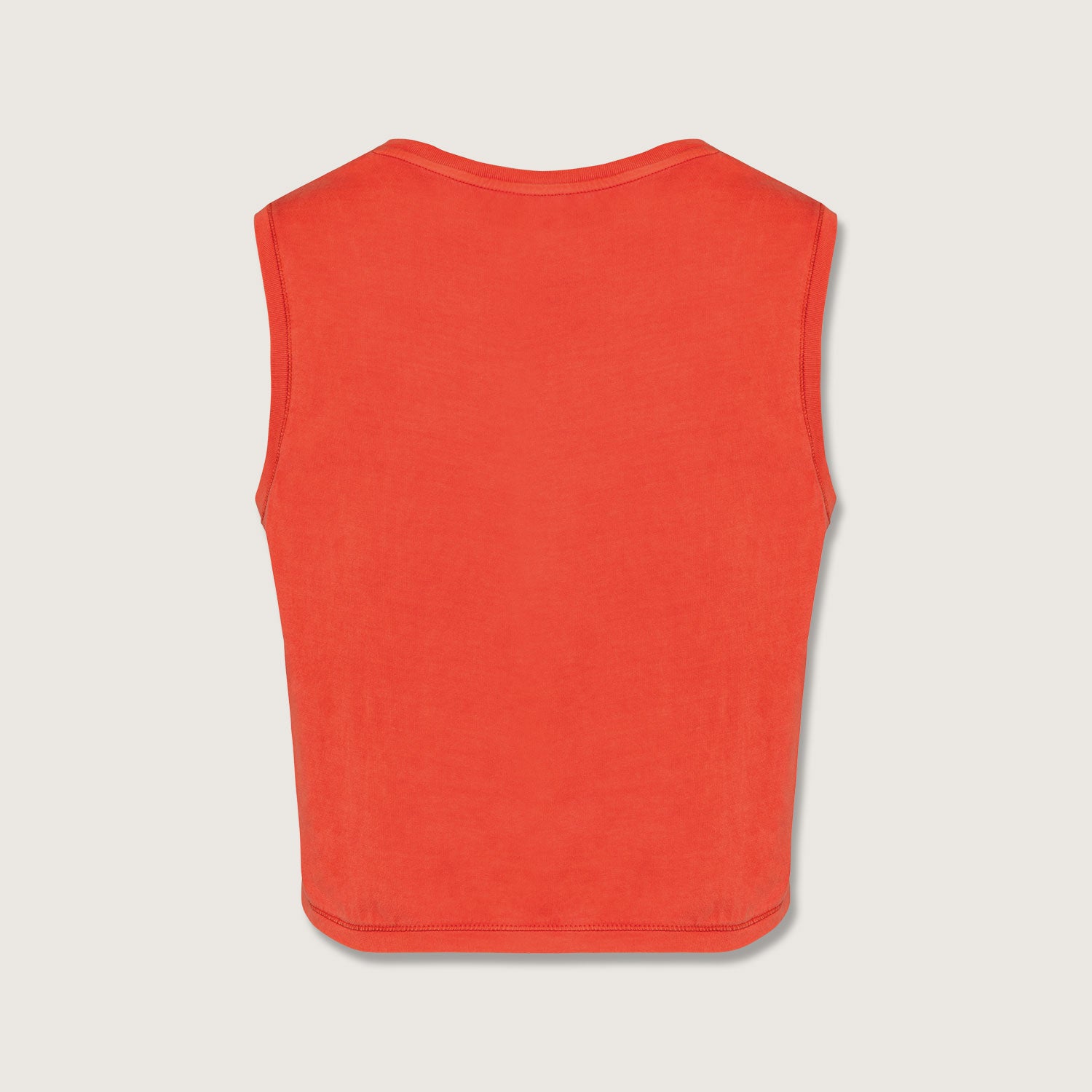 Ärmelloses Damen-Crop-T-Shirt aus Bio-Baumwolle