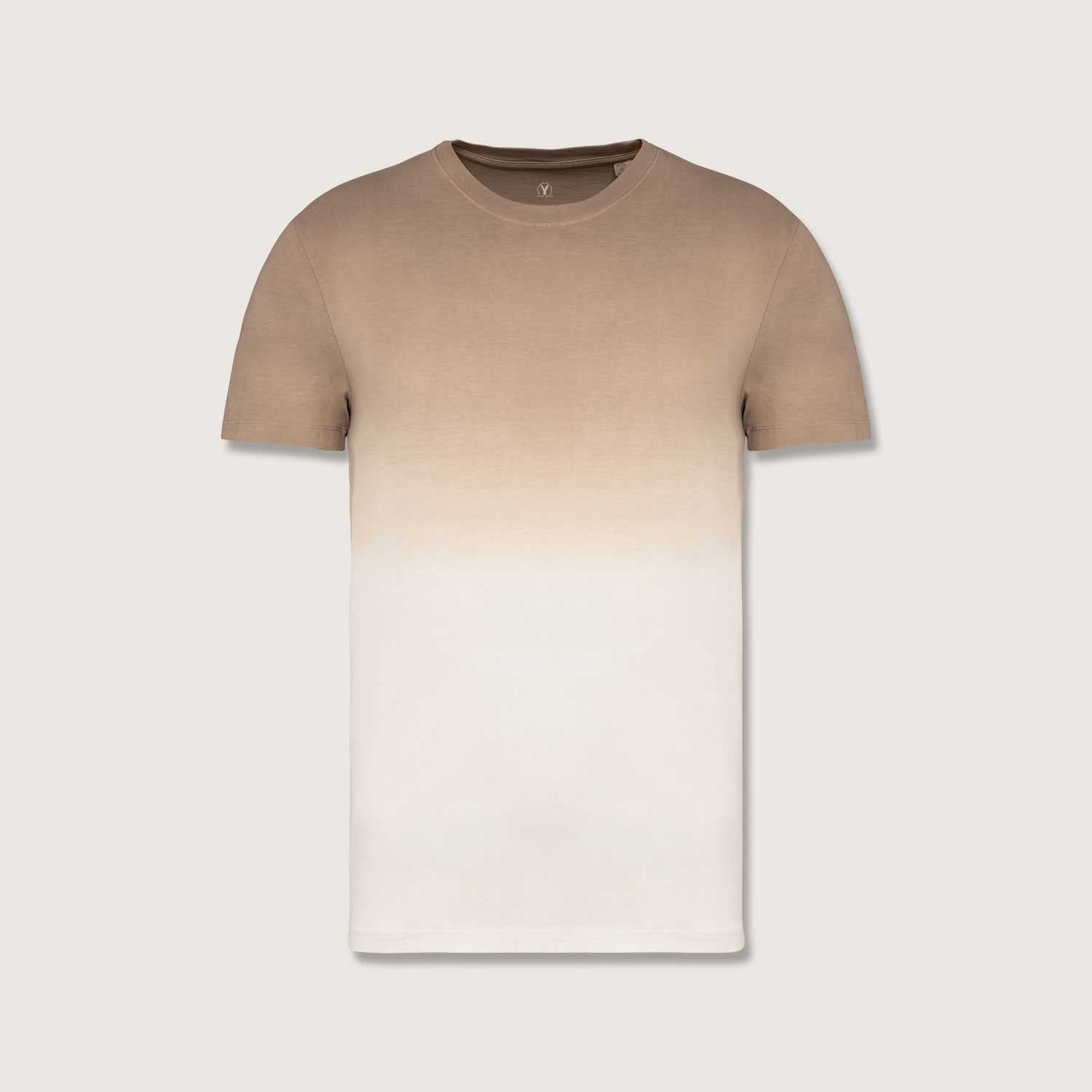 Nachhaltiges Unisex-Dip-Dye-T-Shirt aus Bio-Baumwolle