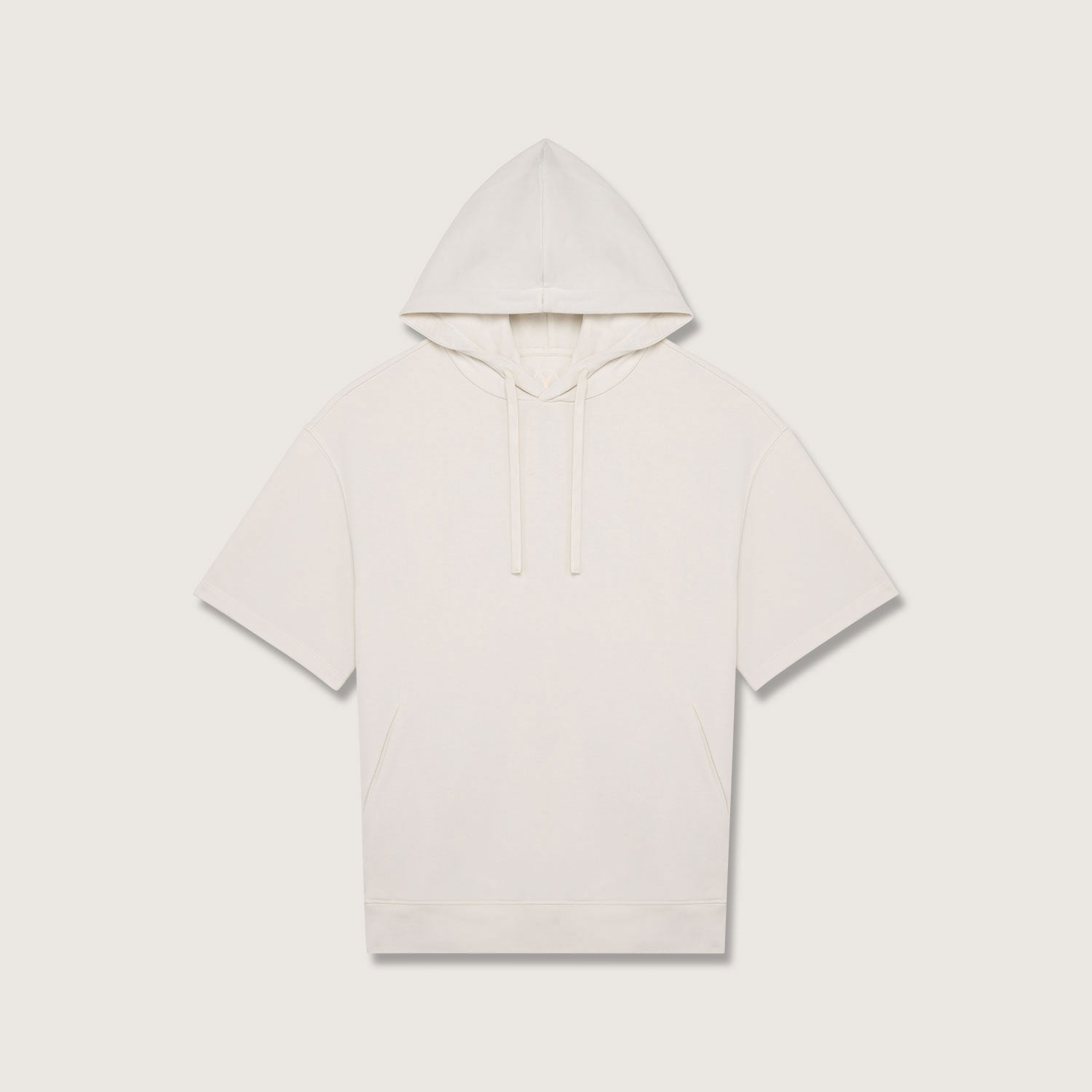 Unisex French Terry Hoodie – Kurzarm & nachhaltig