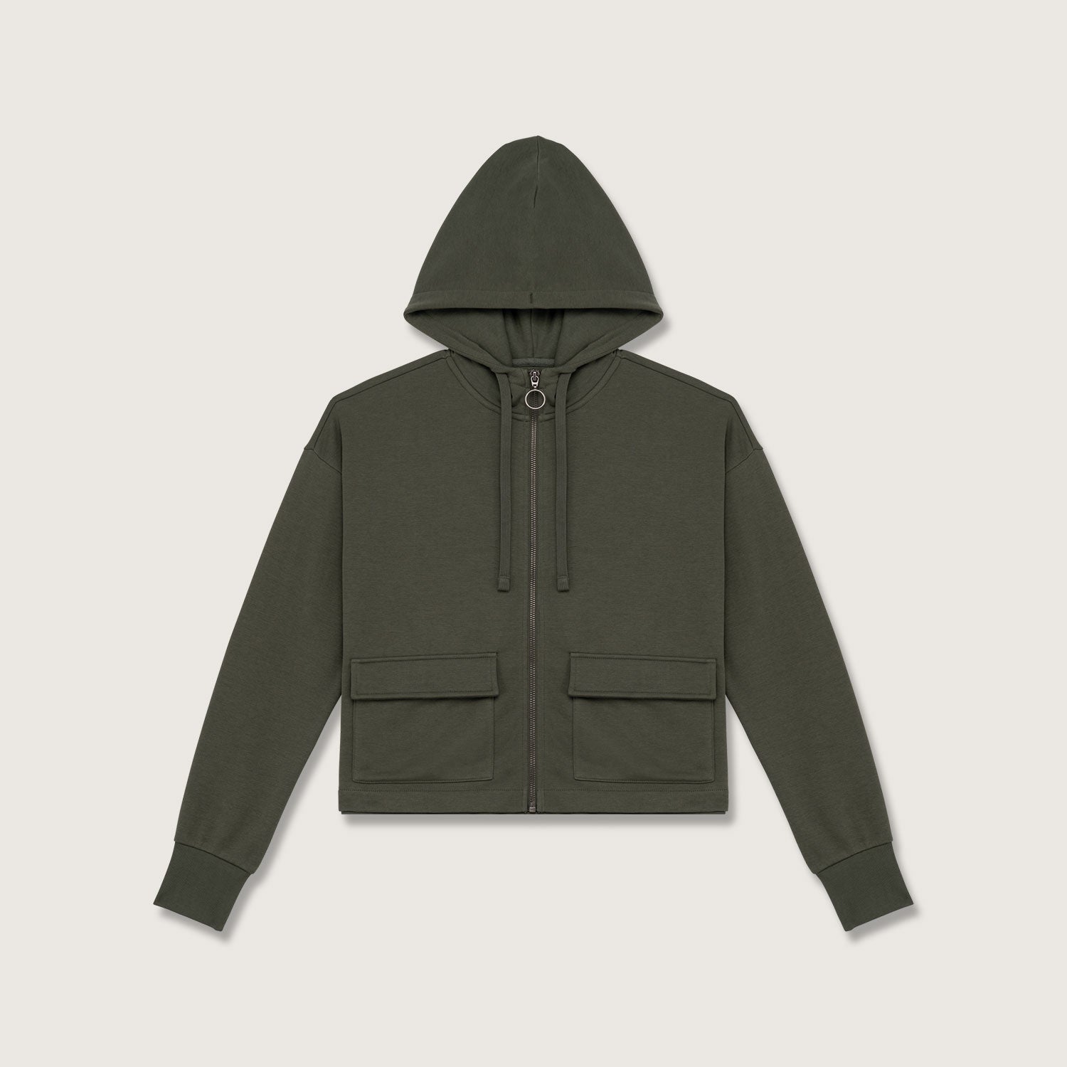 Green Comfort | Nachhaltige Damen Sweatjacke mit Bio-Baumwolle und recyceltem PET