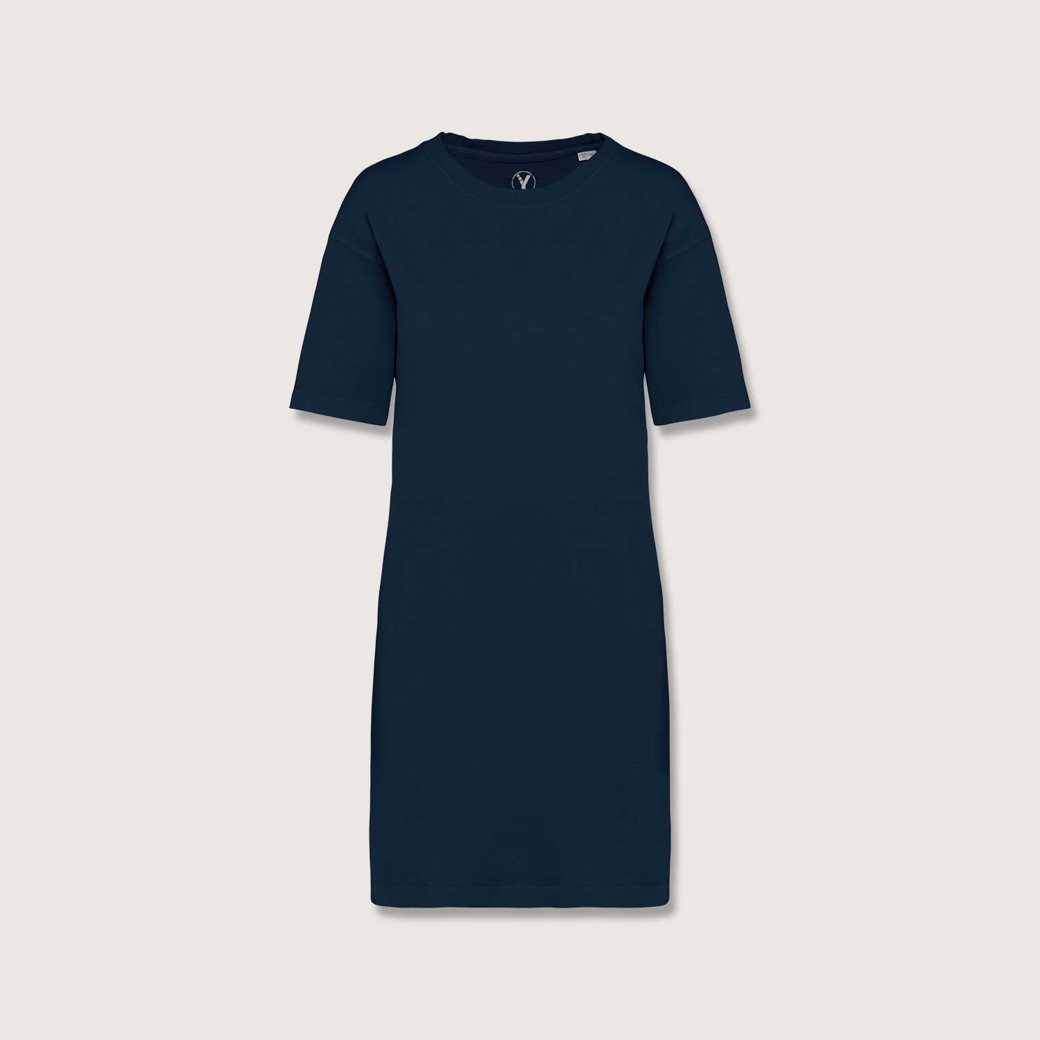 Ausgewaschenes Damen T-Shirt Kleid aus 100% Bio-Baumwolle