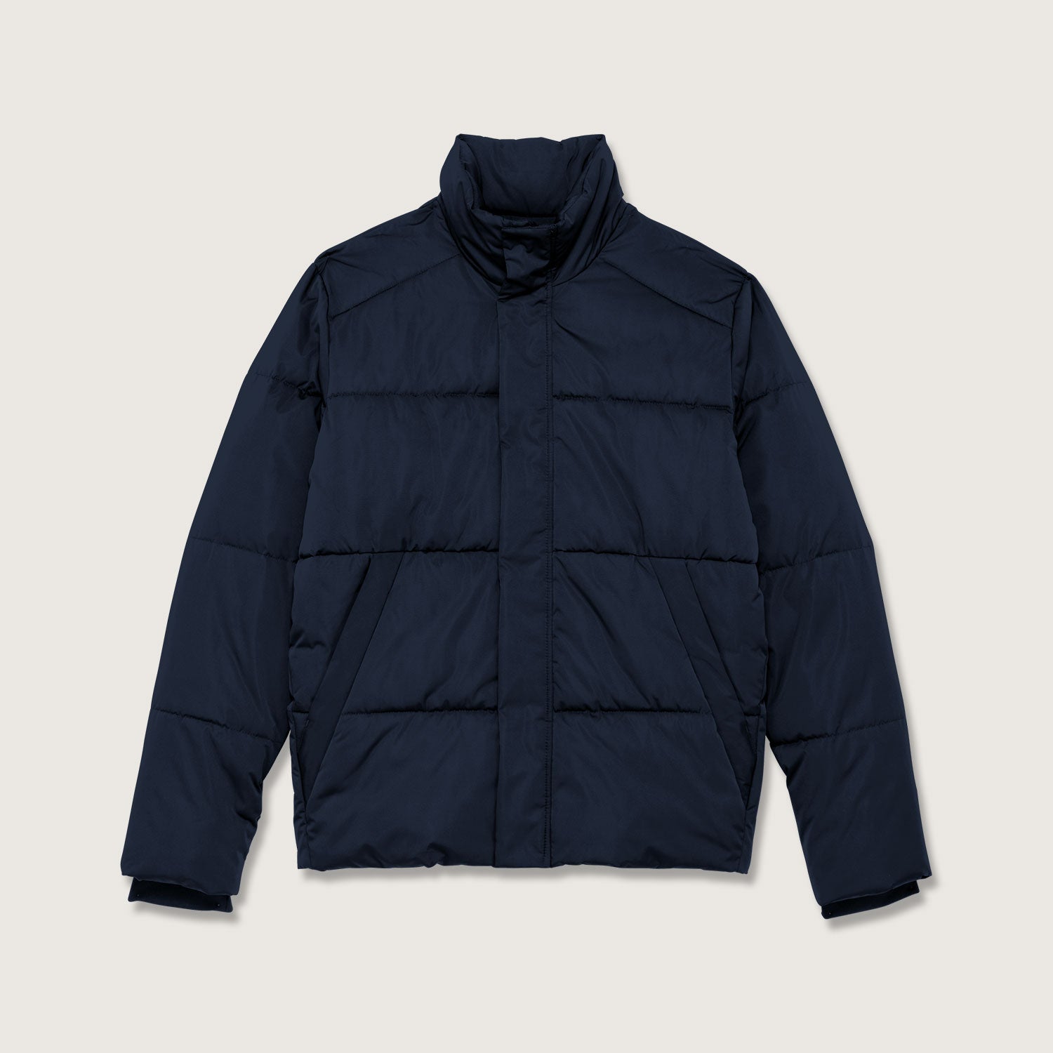 Recycelte Dicke Herren Steppjacke aus 100% Recyceltem Polyester