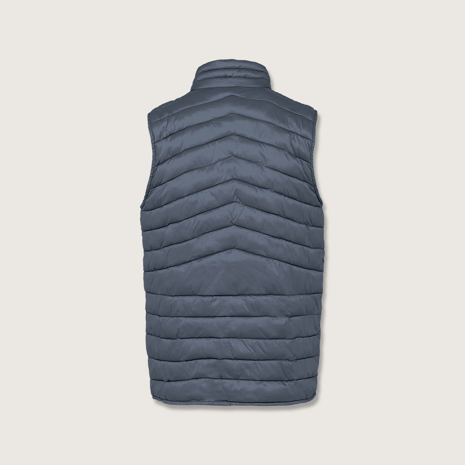 Recycelte Herren Weste Bodywarmer leicht aus 100 % recyceltem Polyamid