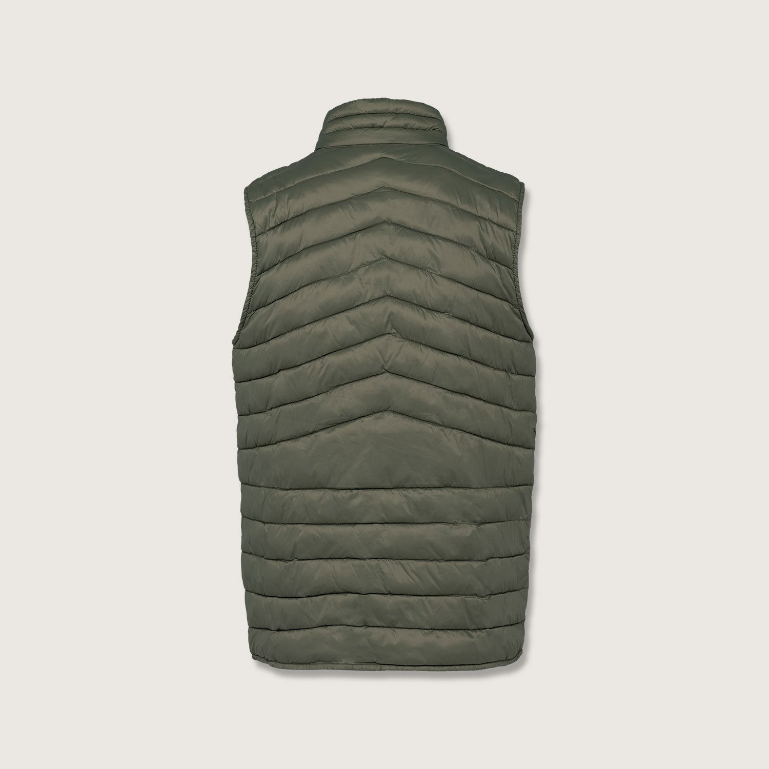 Recycelte Herren Weste Bodywarmer leicht aus 100 % recyceltem Polyamid