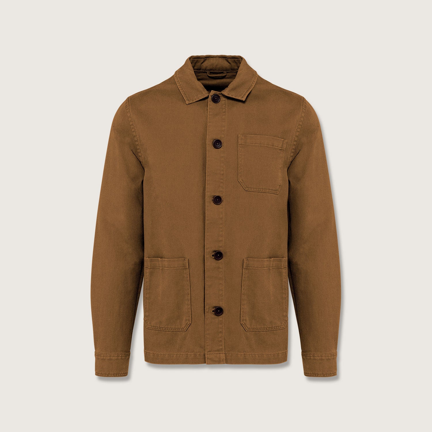 Nachhaltige Herrenjacke aus Biobaumwolle und Leinen