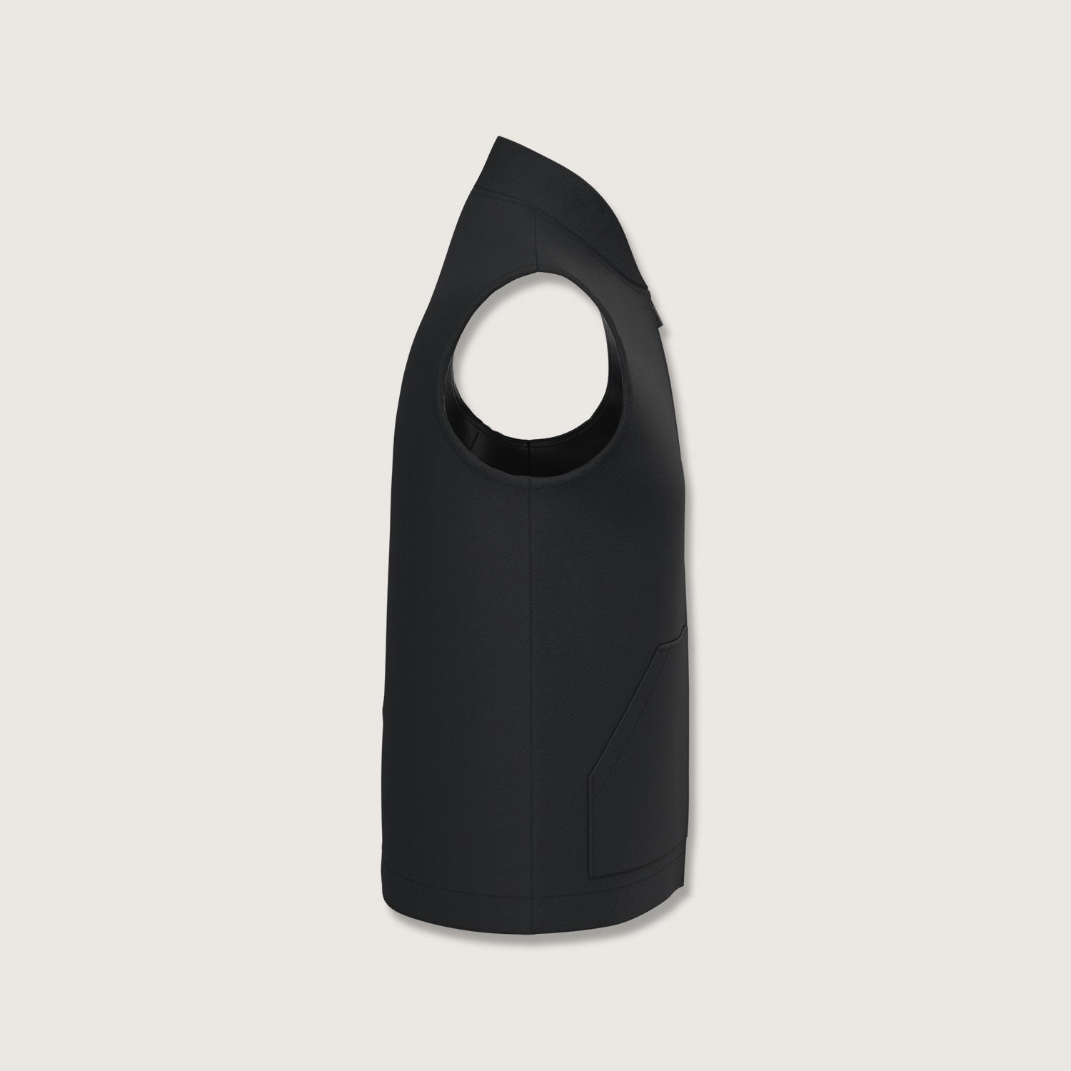 Unisex-Bodywarmer mit Teddykragen