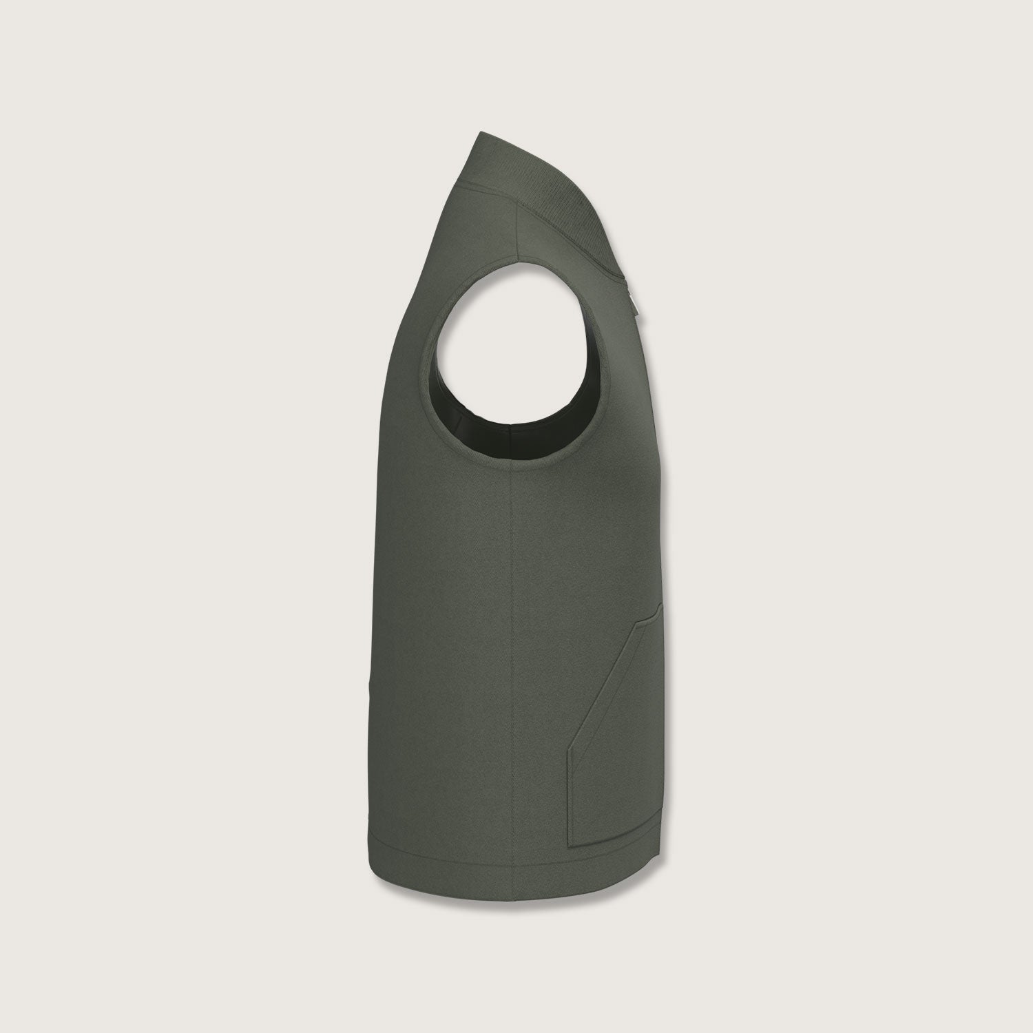 Unisex-Bodywarmer mit Teddykragen