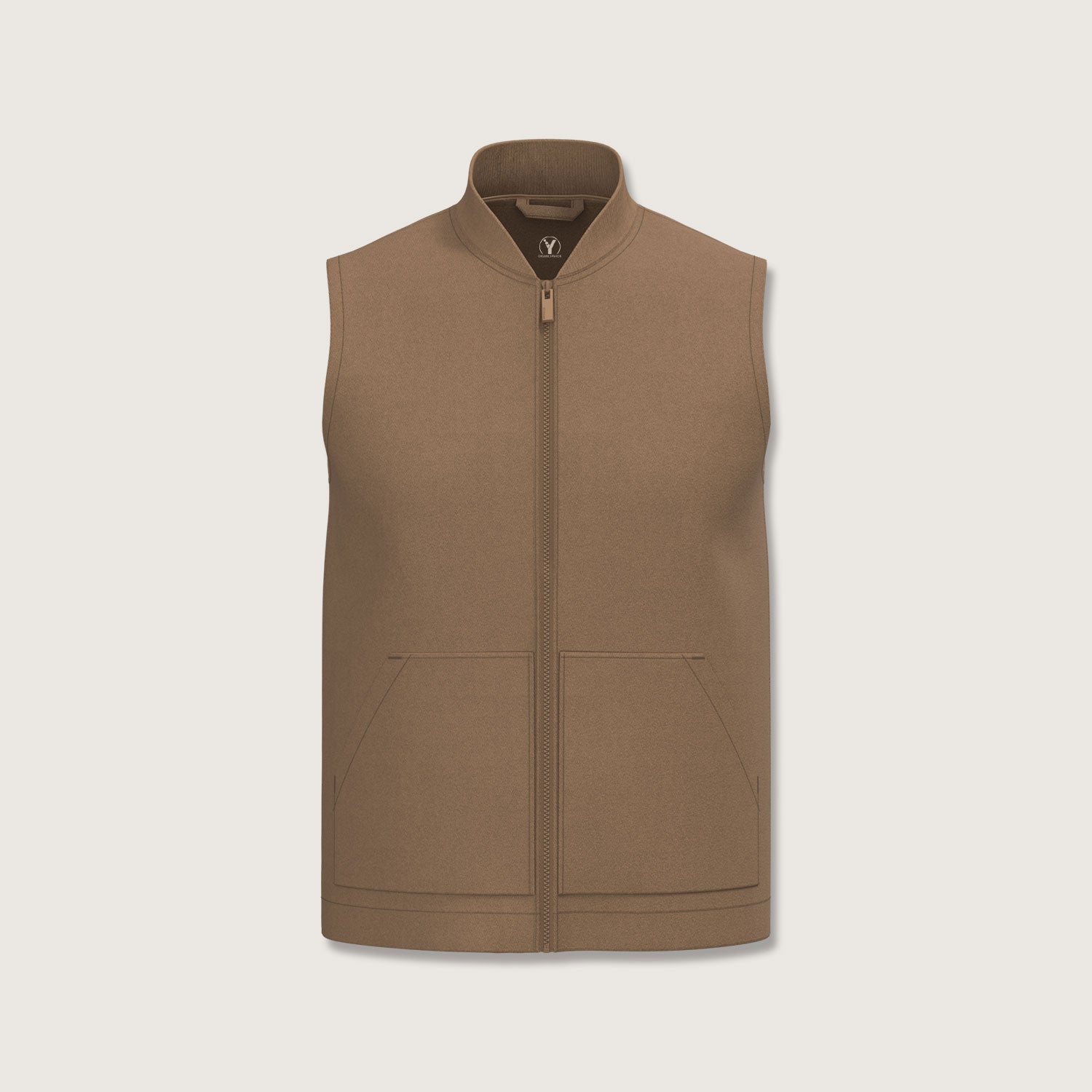 Unisex-Bodywarmer mit Teddykragen