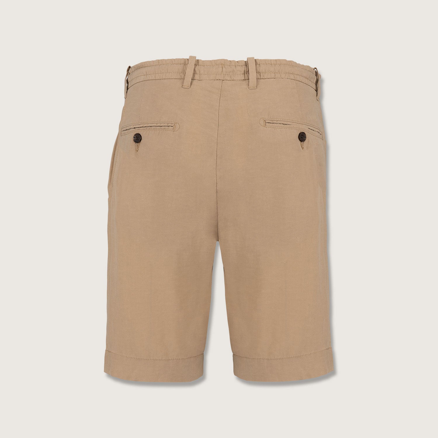 Herren Bermuda-Shorts Straight Fit aus Nachhaltigen Lyocellfasern und Leinen
