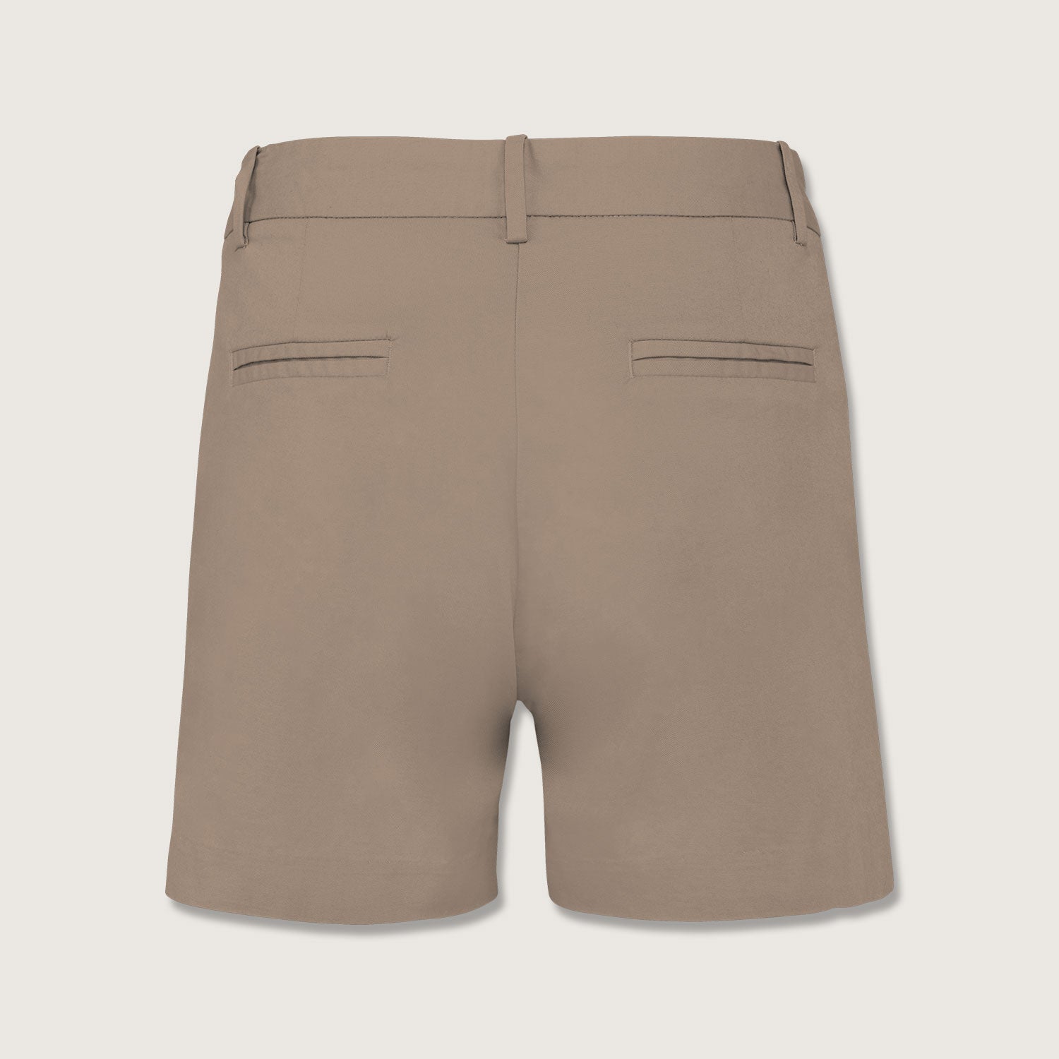 Basic Damenshorts aus Bio Baumwolle mit weicher Haptik