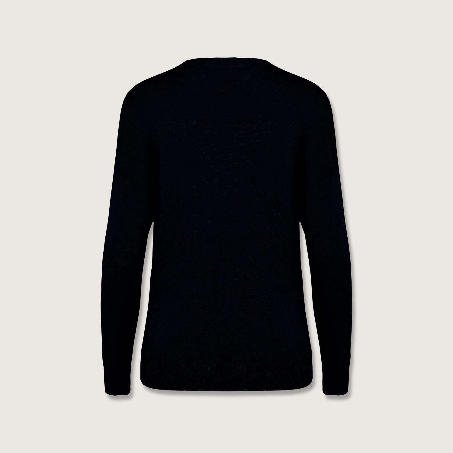 Damenpullover mit V-Ausschnitt aus Bio-Baumwolle und Lyocell TENCEL