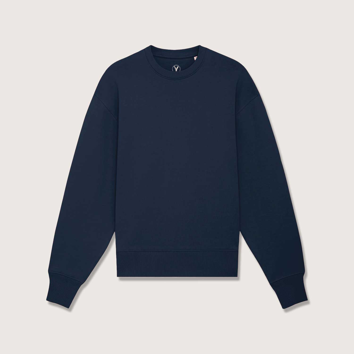 Dicker lässiger Sweater aus schwerer 100% Bio-Baumwolle