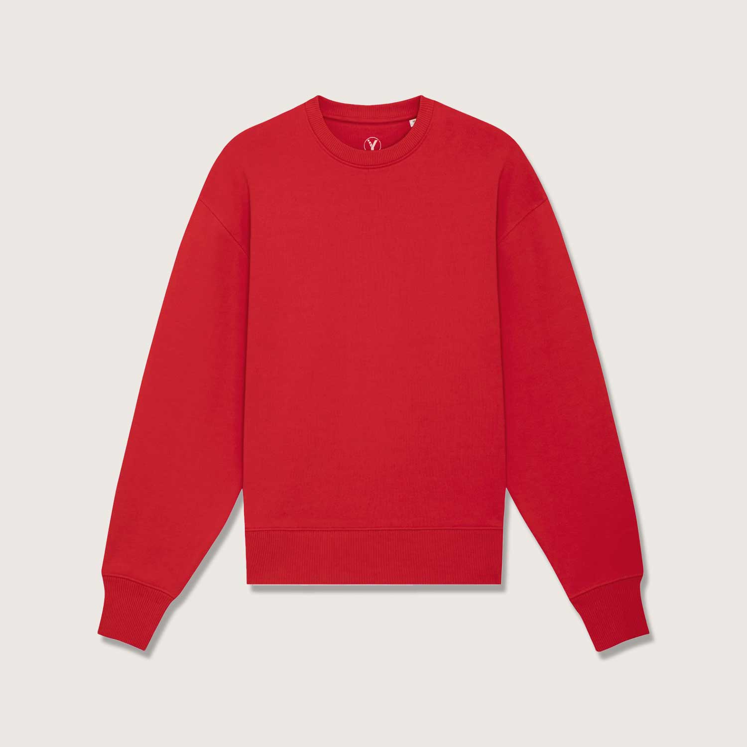 Dicker lässiger Sweater aus schwerer 100% Bio-Baumwolle